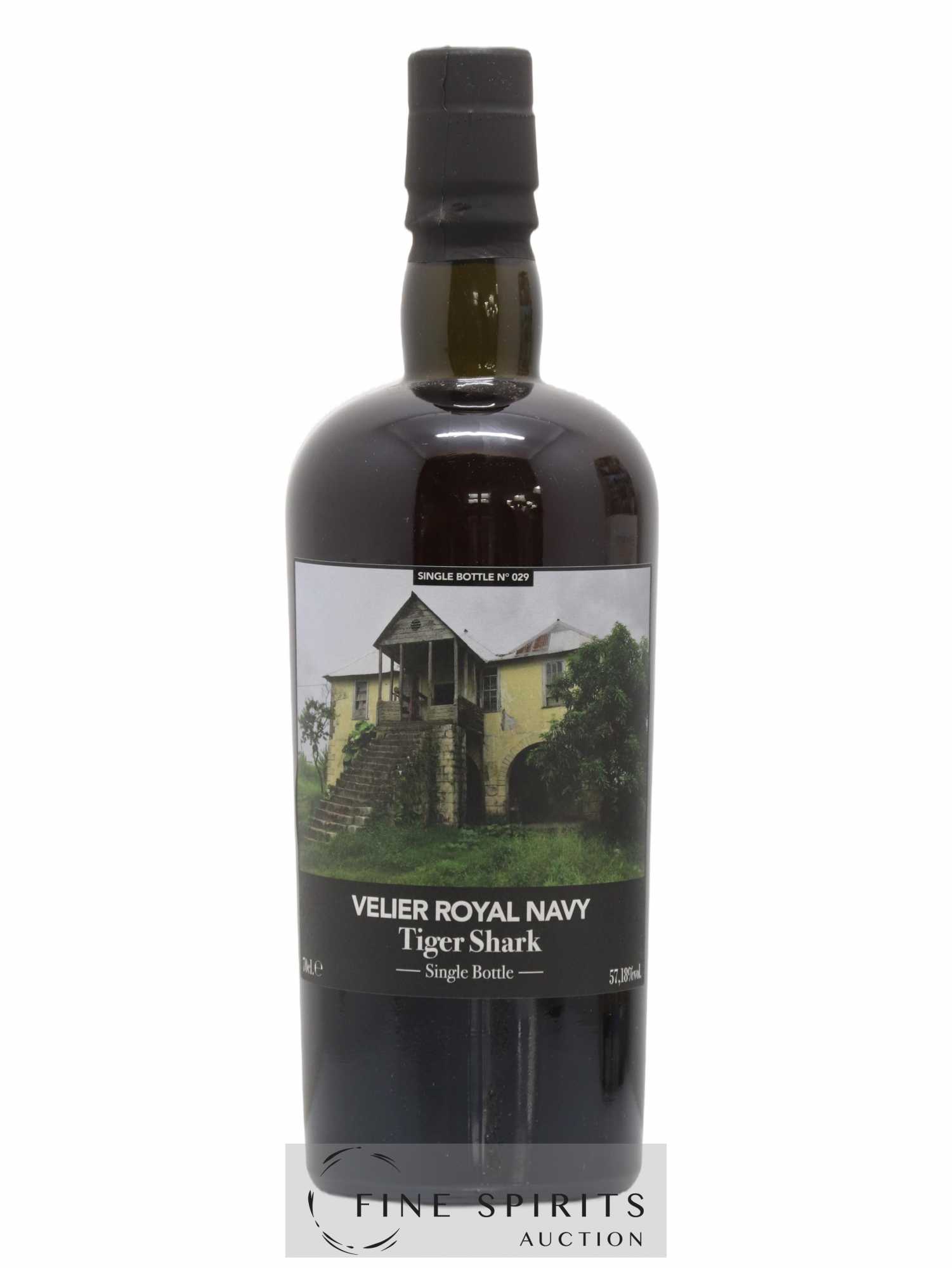 Velier Royal Navy Of. Tiger Shark - Single Bottle - First Release N°029 (sans prix de réserve) - Posten von 1 Flasche - 1
