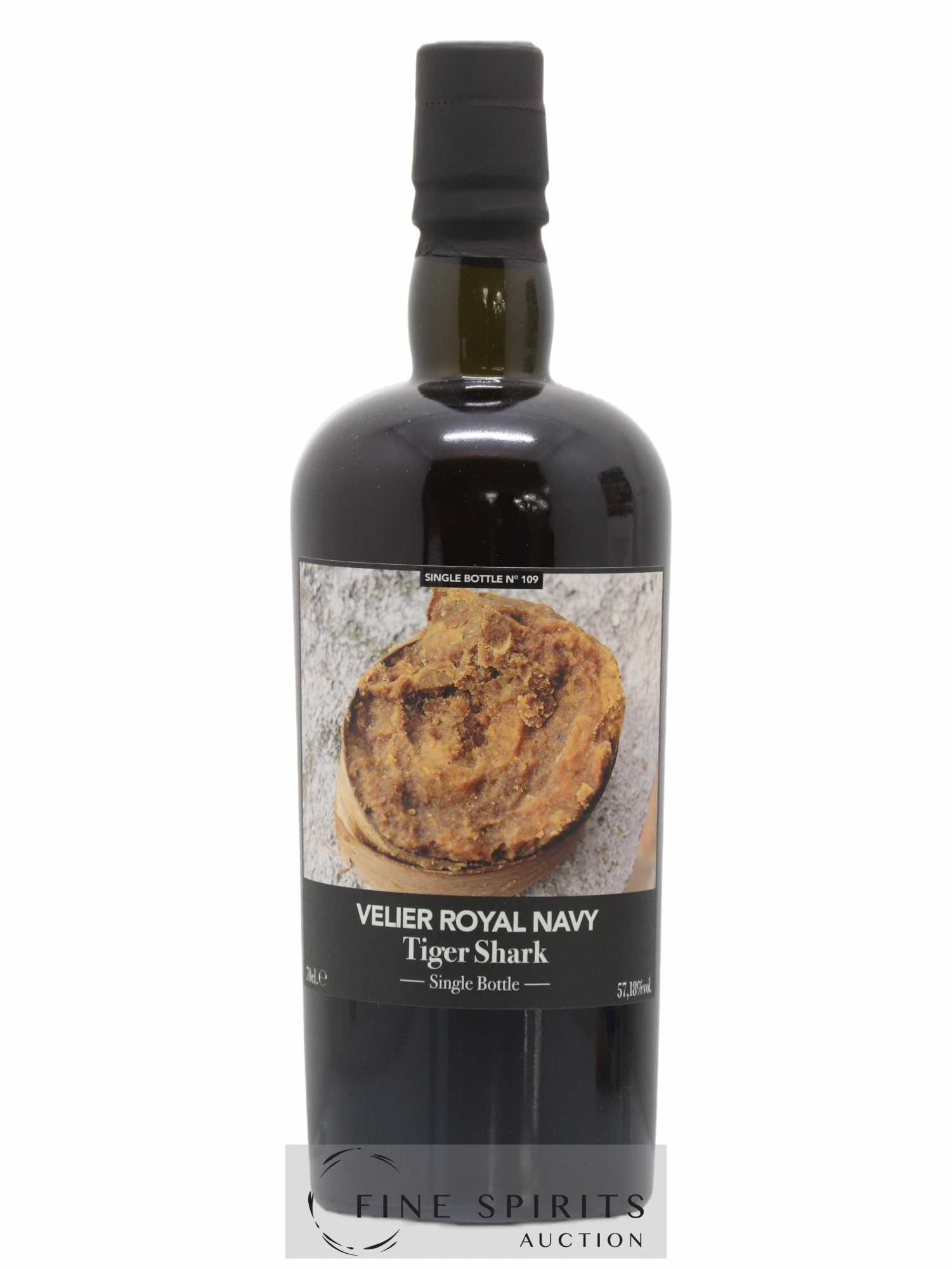 Velier Royal Navy Of. Tiger Shark - Single Bottle - First Release N°109 (sans prix de réserve) - Posten von 1 Flasche - 1