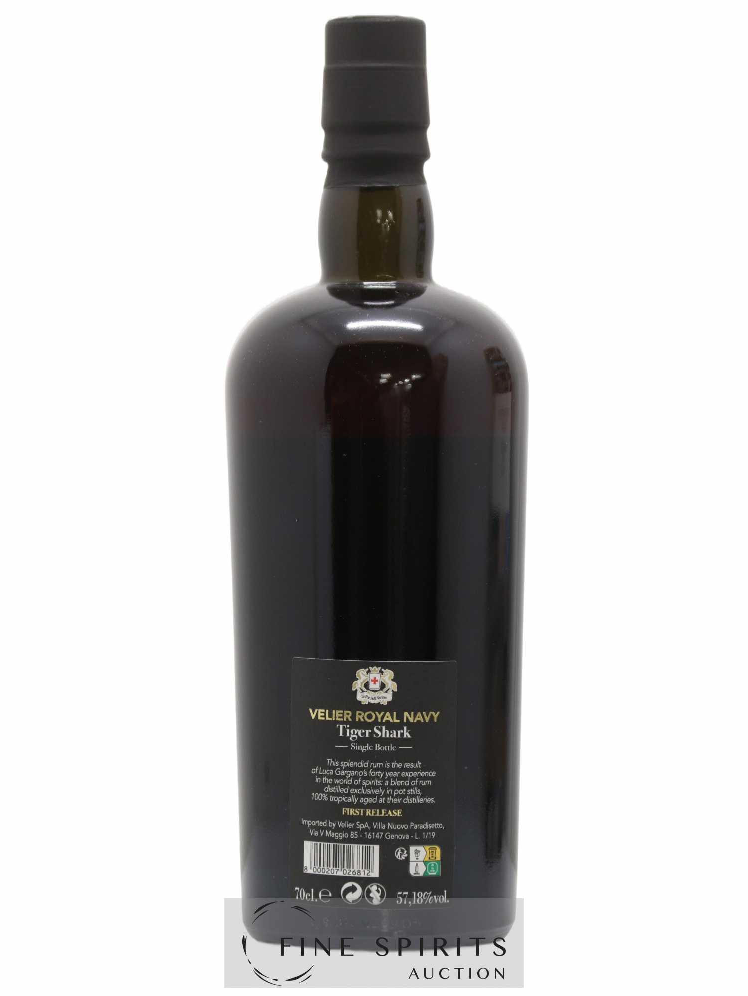 Velier Royal Navy Of. Tiger Shark - Single Bottle - First Release N°047 (sans prix de réserve) - Posten von 1 Flasche - 2