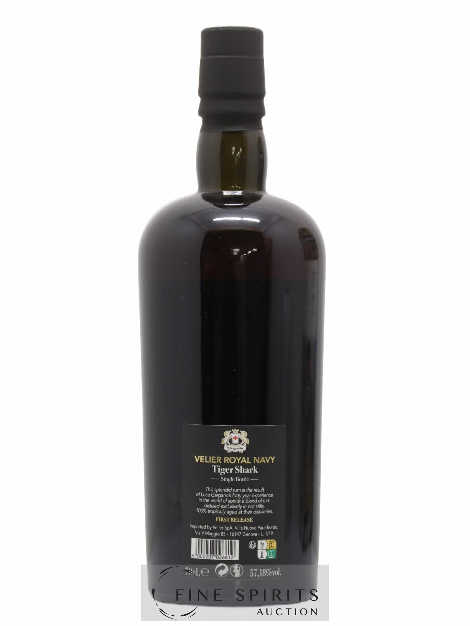 Velier Royal Navy Of. Tiger Shark - Single Bottle - First Release N°048 (sans prix de réserve) - Posten von 1 Flasche - 2