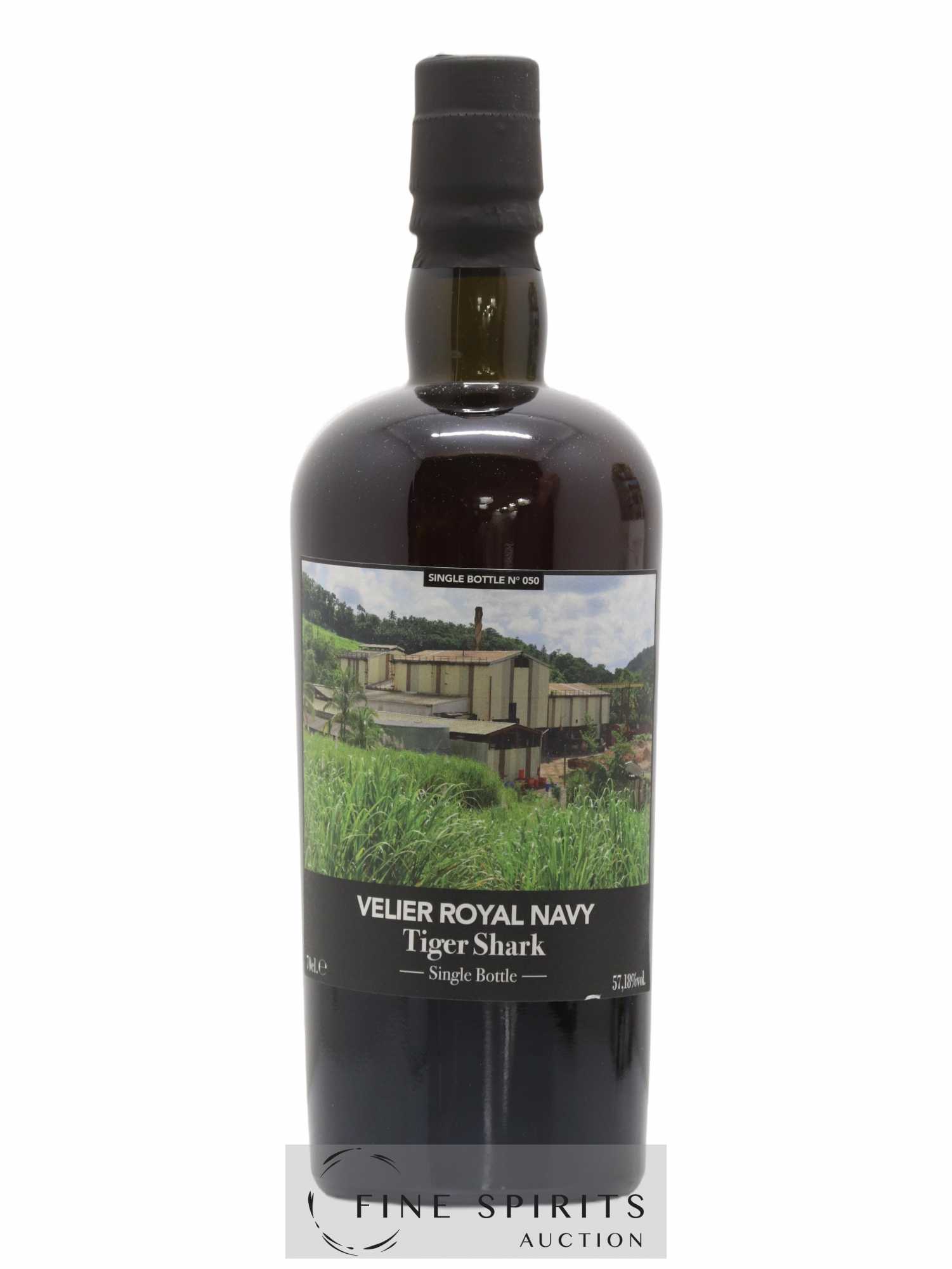 Velier Royal Navy Of. Tiger Shark - Single Bottle - First Release N°050 (sans prix de réserve) - Posten von 1 Flasche - 1