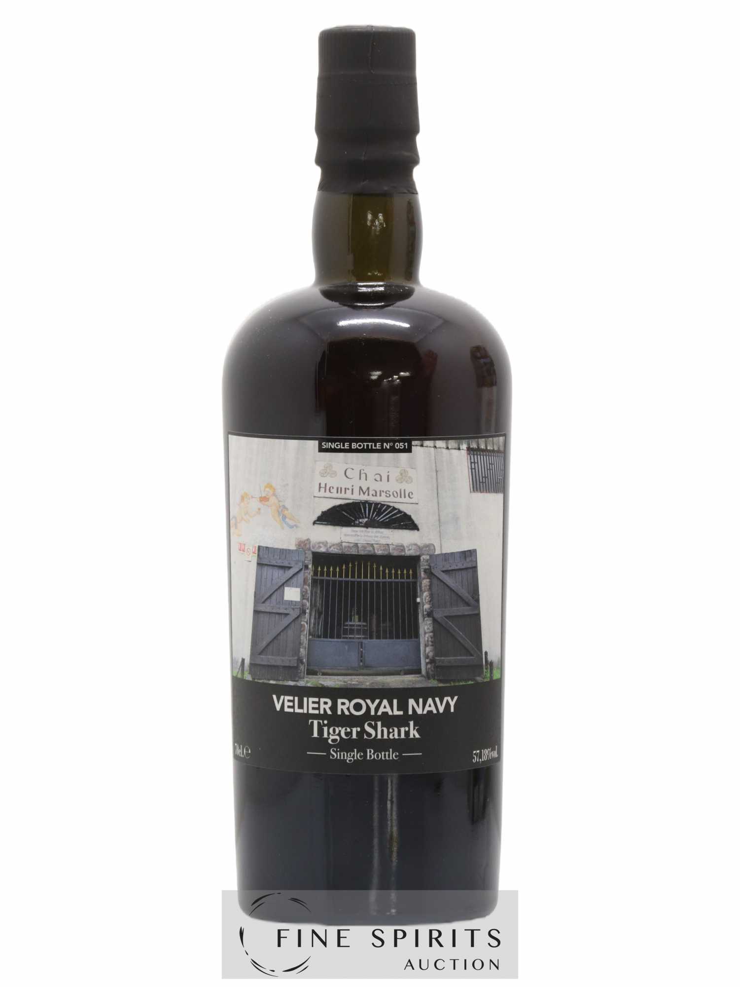 Velier Royal Navy Of. Tiger Shark - Single Bottle - First Release N°051 (sans prix de réserve) - Posten von 1 Flasche - 1