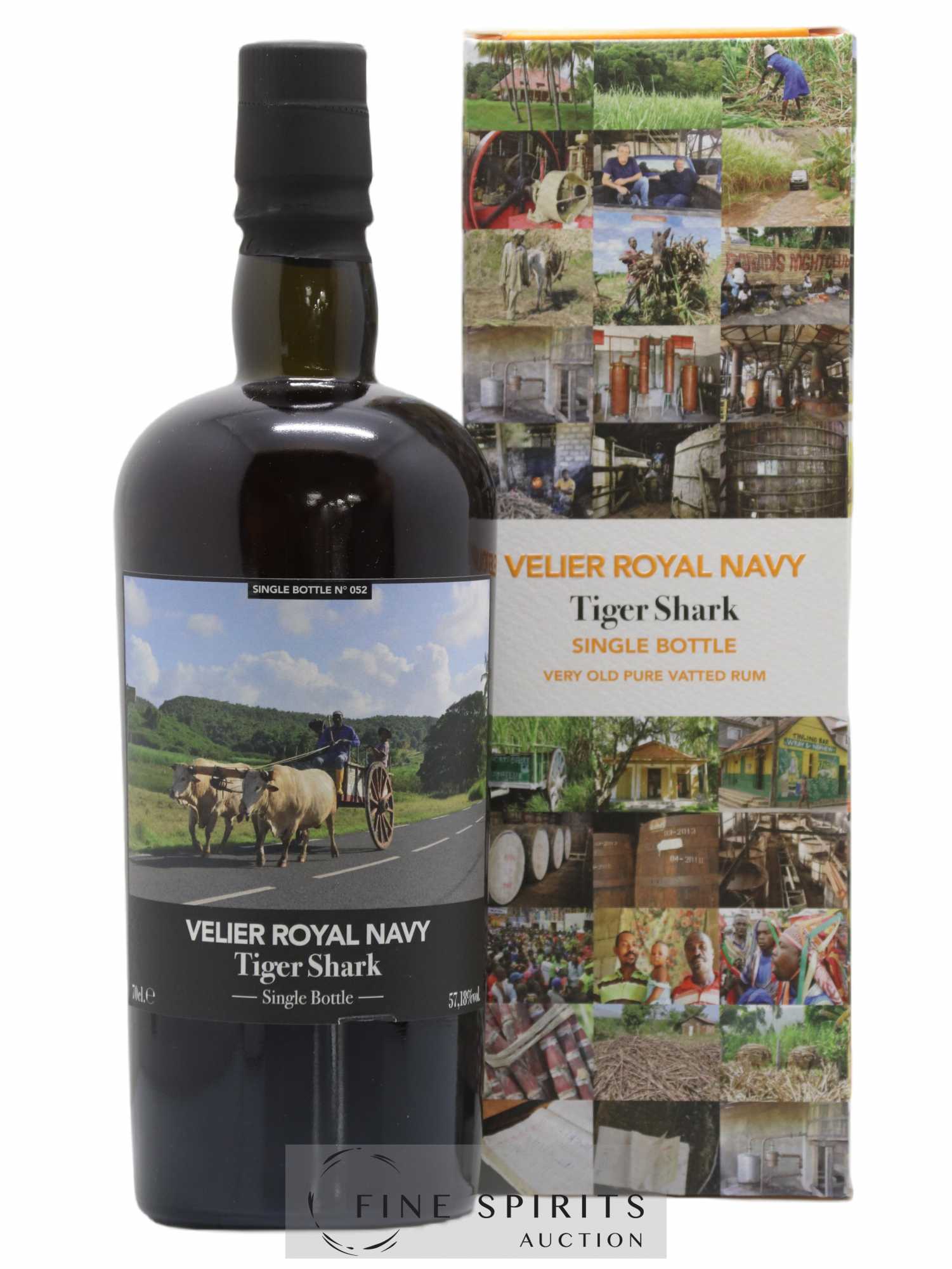 Velier Royal Navy Of. Tiger Shark - Single Bottle - First Release N°052 (sans prix de réserve) - Posten von 1 Flasche - 0