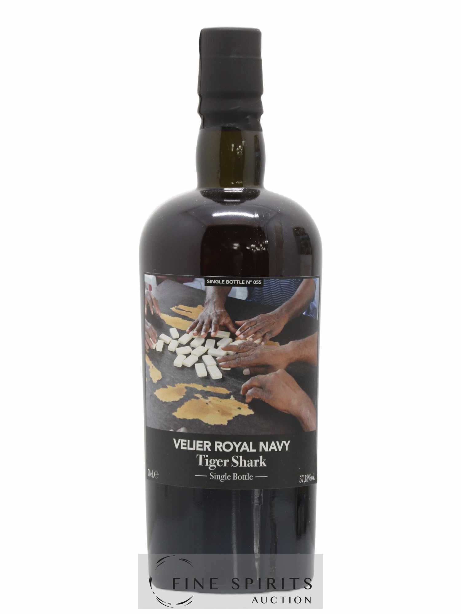 Velier Royal Navy Of. Tiger Shark - Single Bottle - First Release N°055 (sans prix de réserve) - Posten von 1 Flasche - 1