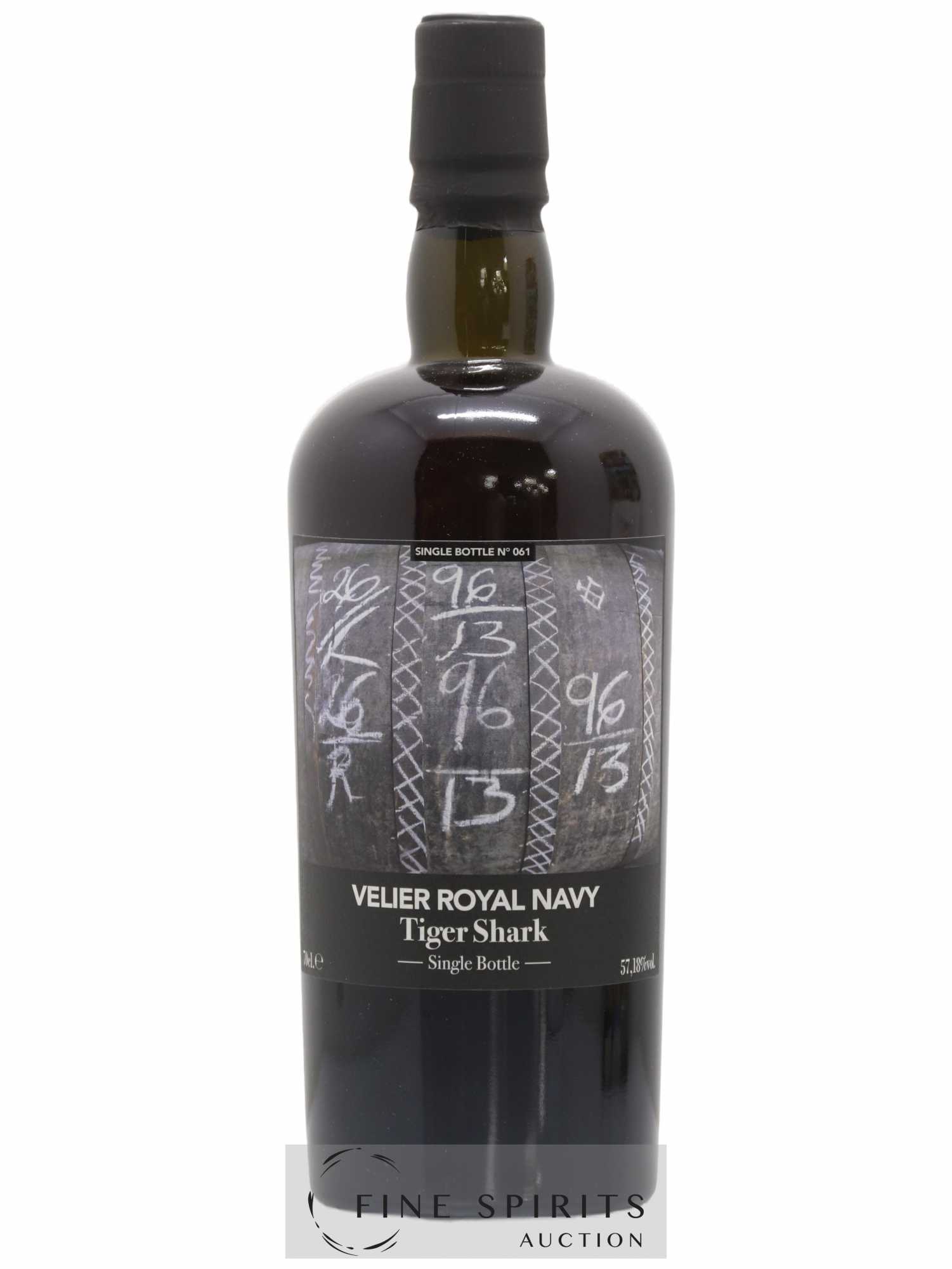 Velier Royal Navy Of. Tiger Shark - Single Bottle - First Release N°061 (sans prix de réserve) - Posten von 1 Flasche - 1