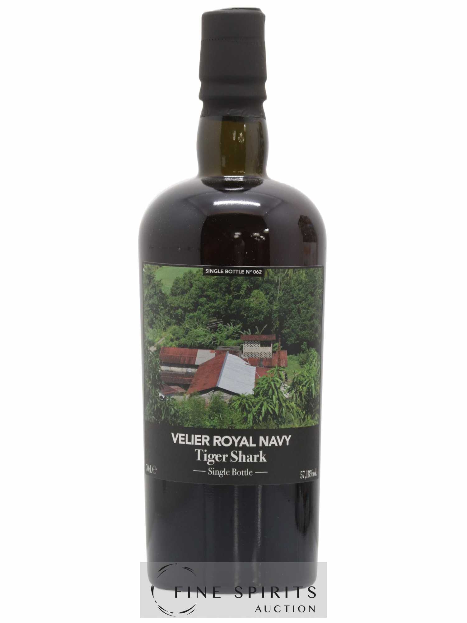 Velier Royal Navy Of. Tiger Shark - Single Bottle - First Release N°062 (sans prix de réserve) - Posten von 1 Flasche - 1