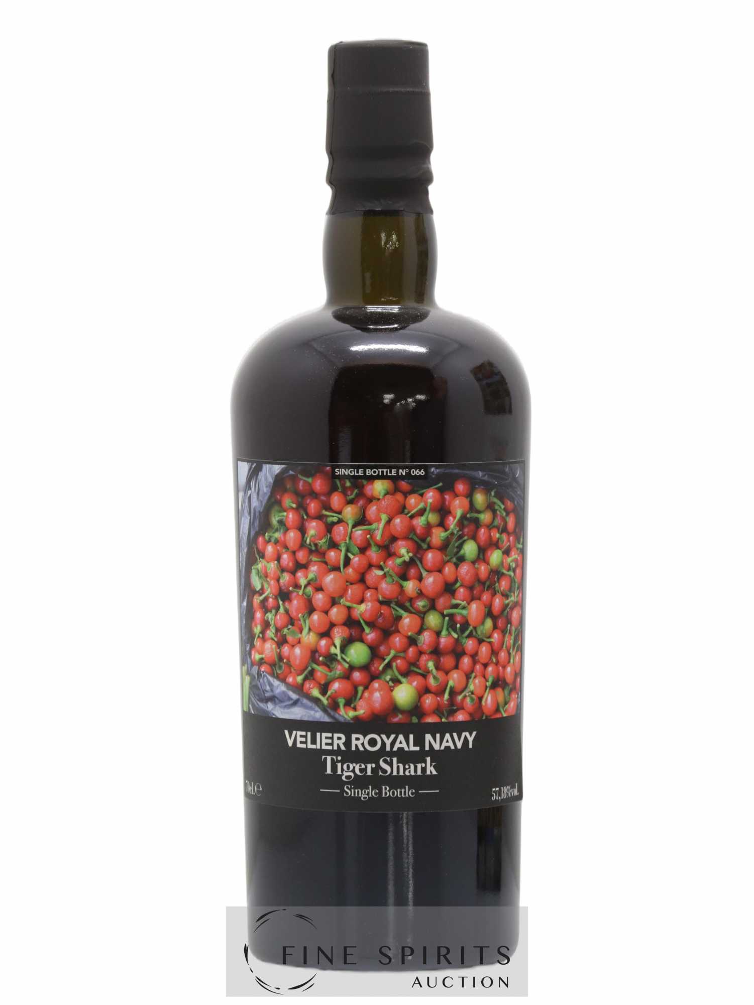 Velier Royal Navy Of. Tiger Shark - Single Bottle - First Release N°066 (sans prix de réserve) - Posten von 1 Flasche - 1
