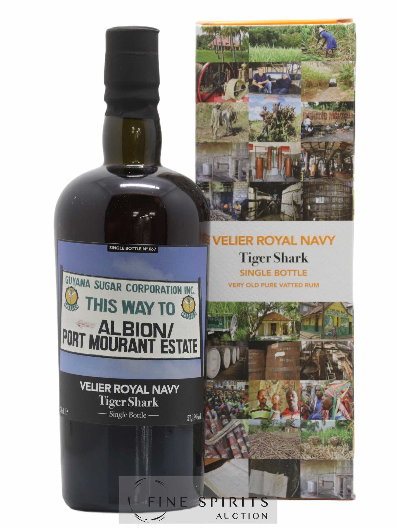 Velier Royal Navy Of. Tiger Shark - Single Bottle - First Release N°067 (sans prix de réserve) - Posten von 1 Flasche - 0