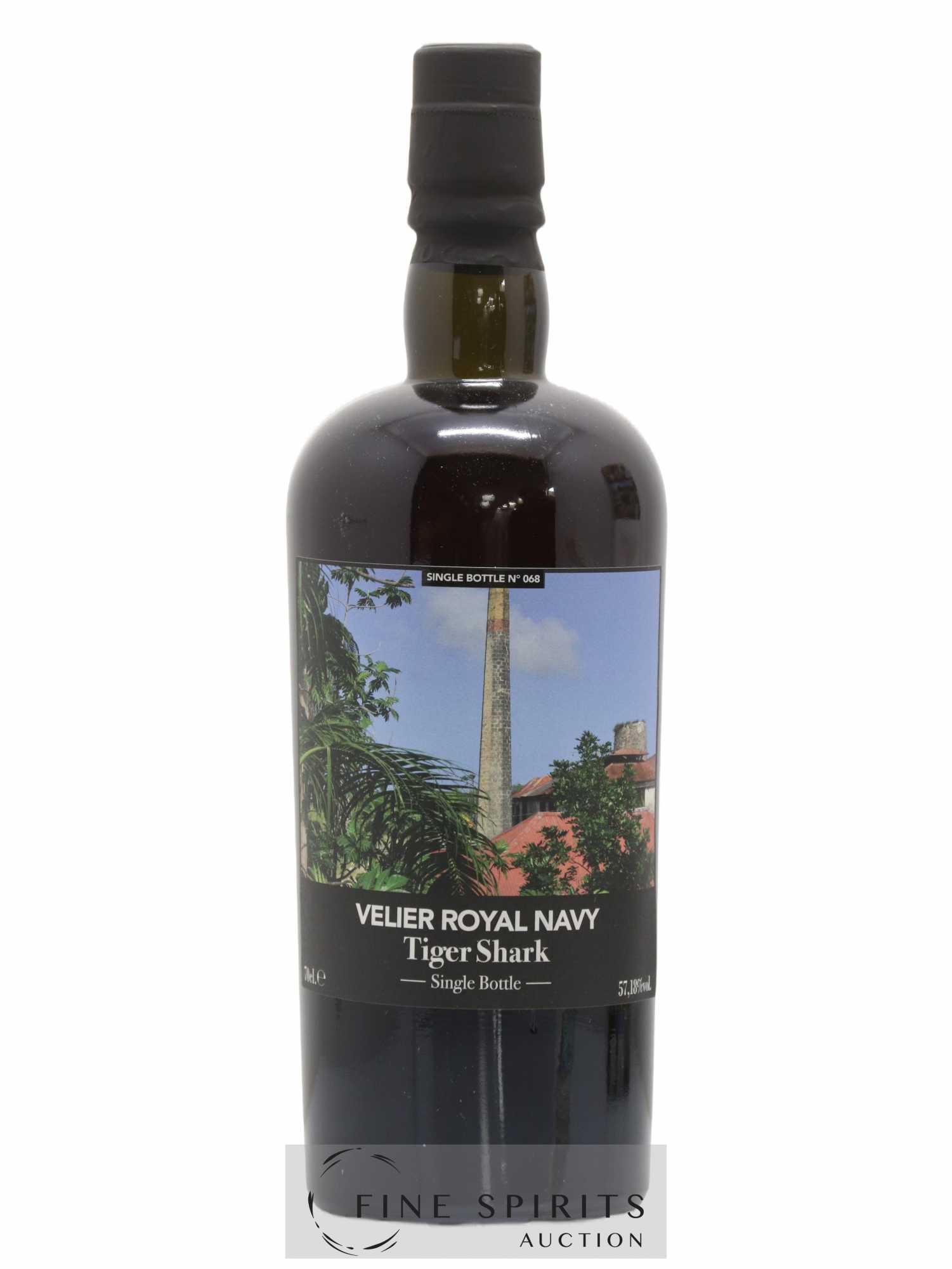 Velier Royal Navy Of. Tiger Shark - Single Bottle - First Release N°068 (sans prix de réserve) - Posten von 1 Flasche - 1