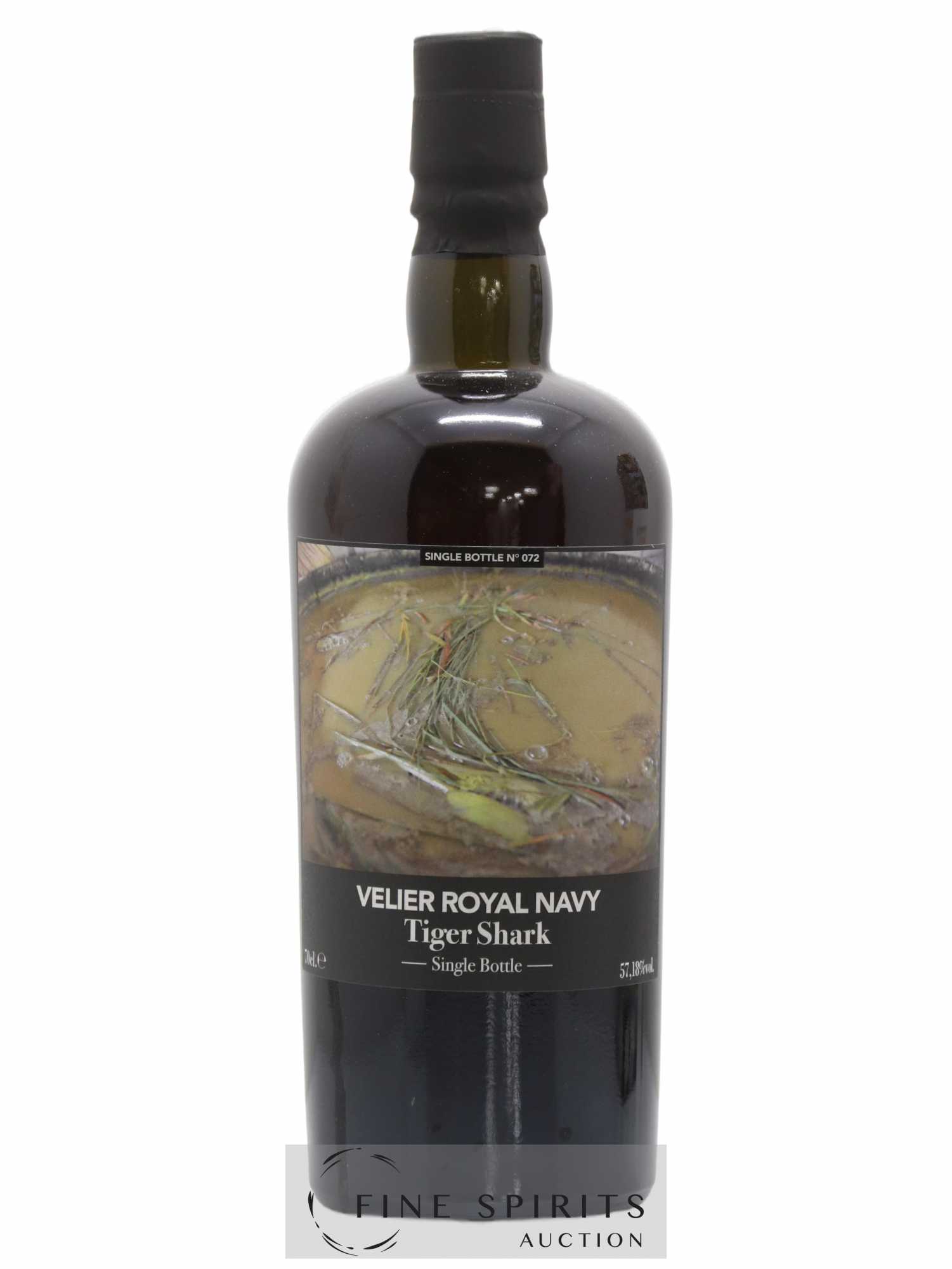 Velier Royal Navy Of. Tiger Shark - Single Bottle - First Release N°072 (sans prix de réserve) - Posten von 1 Flasche - 1