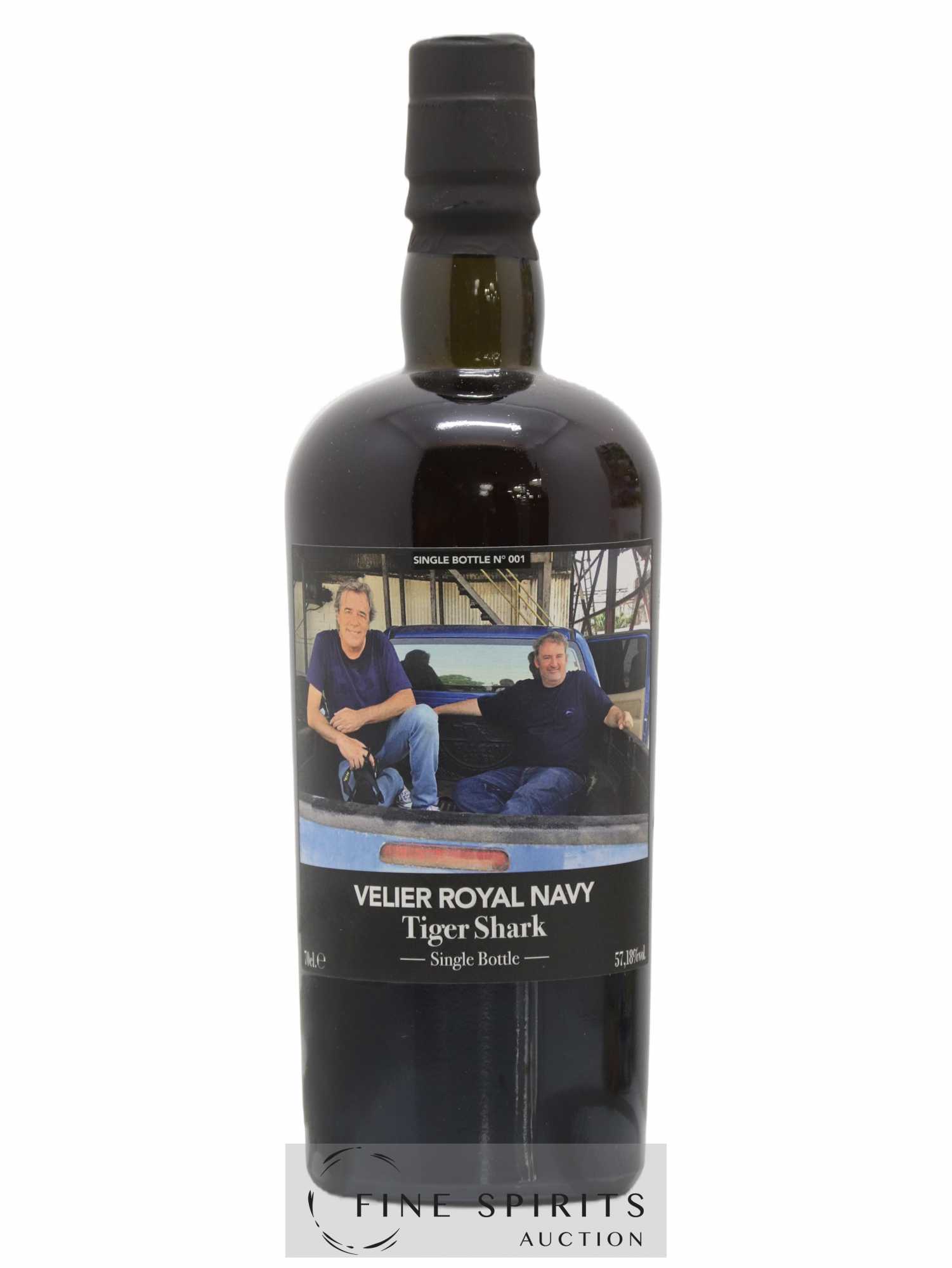 Velier Royal Navy Of. Tiger Shark - Single Bottle - First Release N°001 (sans prix de réserve) - Posten von 1 Flasche - 1