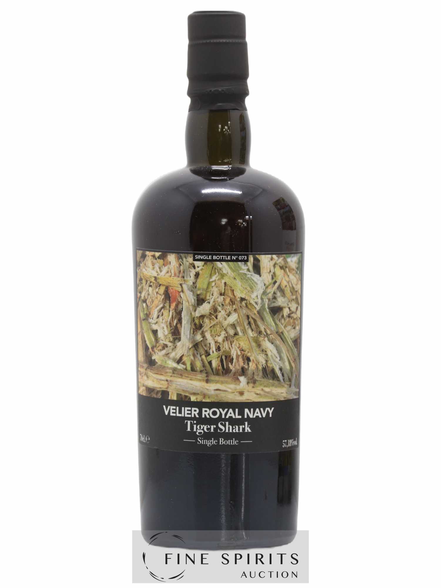 Velier Royal Navy Of. Tiger Shark - Single Bottle - First Release N°073 (sans prix de réserve) - Posten von 1 Flasche - 1