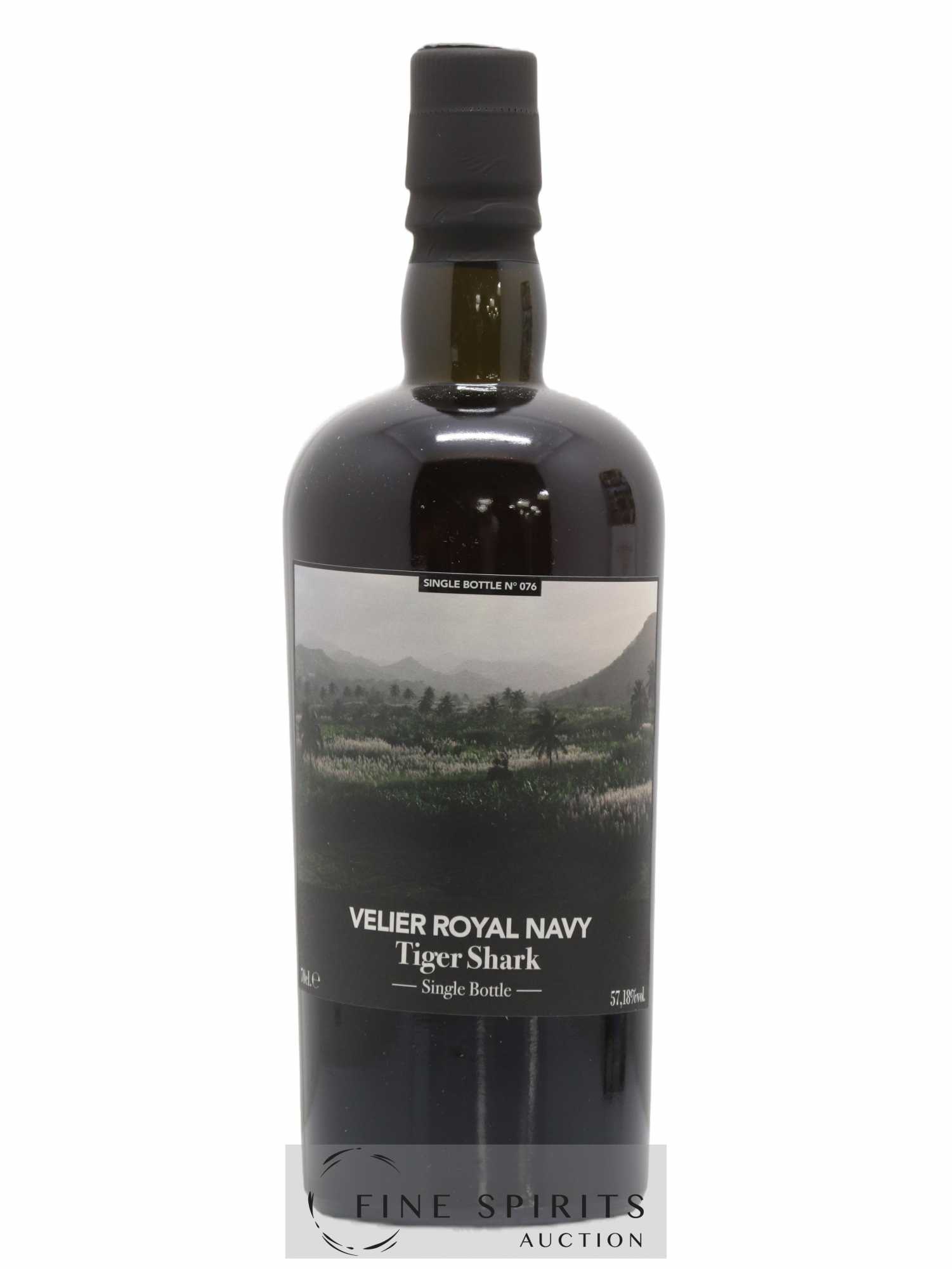 Velier Royal Navy Of. Tiger Shark - Single Bottle - First Release N°076 (sans prix de réserve) - Posten von 1 Flasche - 1