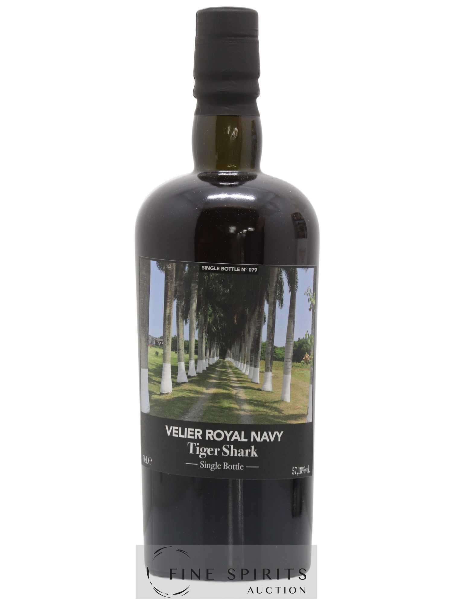 Velier Royal Navy Of. Tiger Shark - Single Bottle - First Release N°079 (sans prix de réserve) - Posten von 1 Flasche - 1
