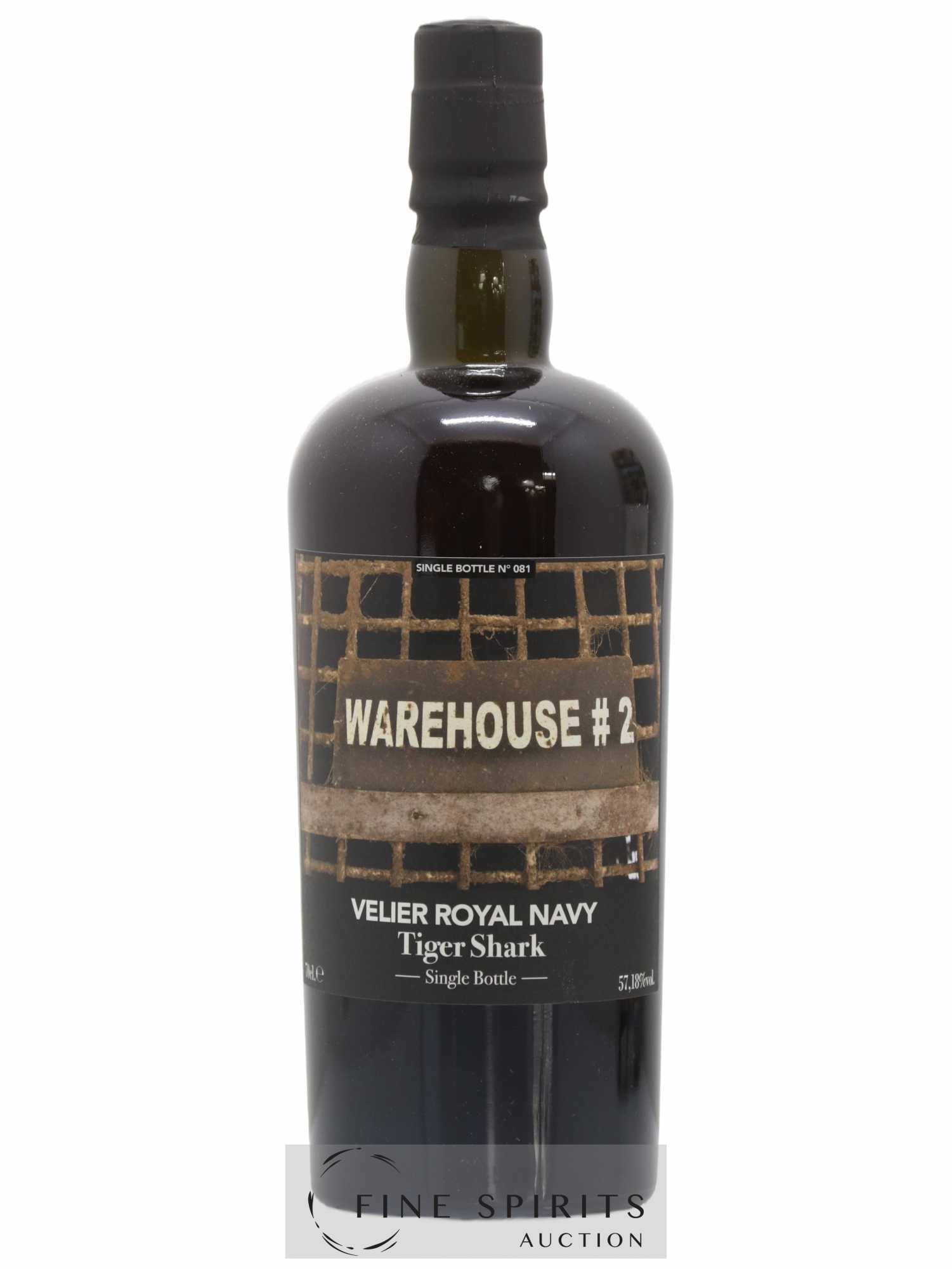 Velier Royal Navy Of. Tiger Shark - Single Bottle - First Release N°081 (sans prix de réserve) - Lotto di 1 bottiglia - 1