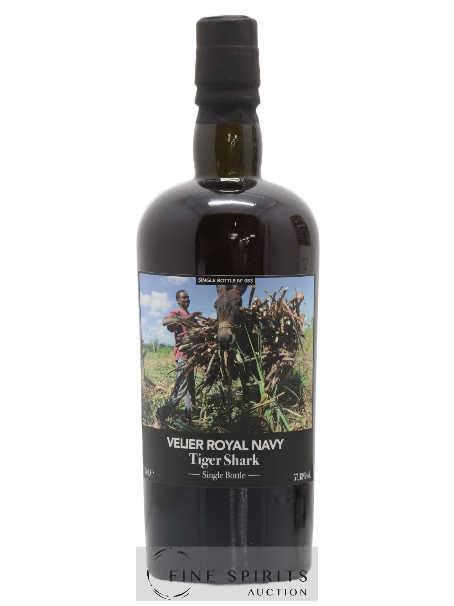 Velier Royal Navy Of. Tiger Shark - Single Bottle - First Release N°083 (sans prix de réserve) - Posten von 1 Flasche - 1