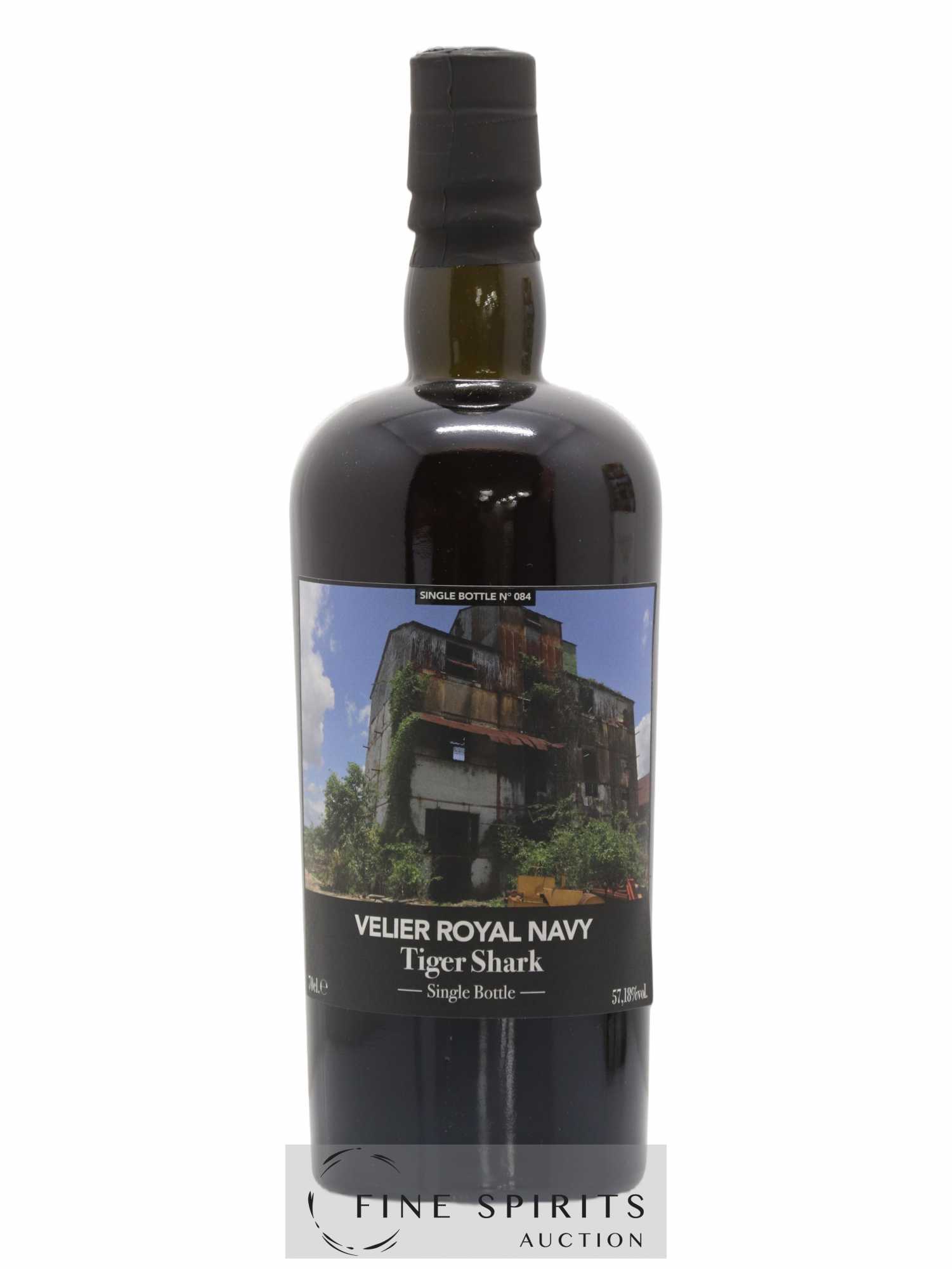 Velier Royal Navy Of. Tiger Shark - Single Bottle - First Release N°084 (sans prix de réserve) - Posten von 1 Flasche - 1