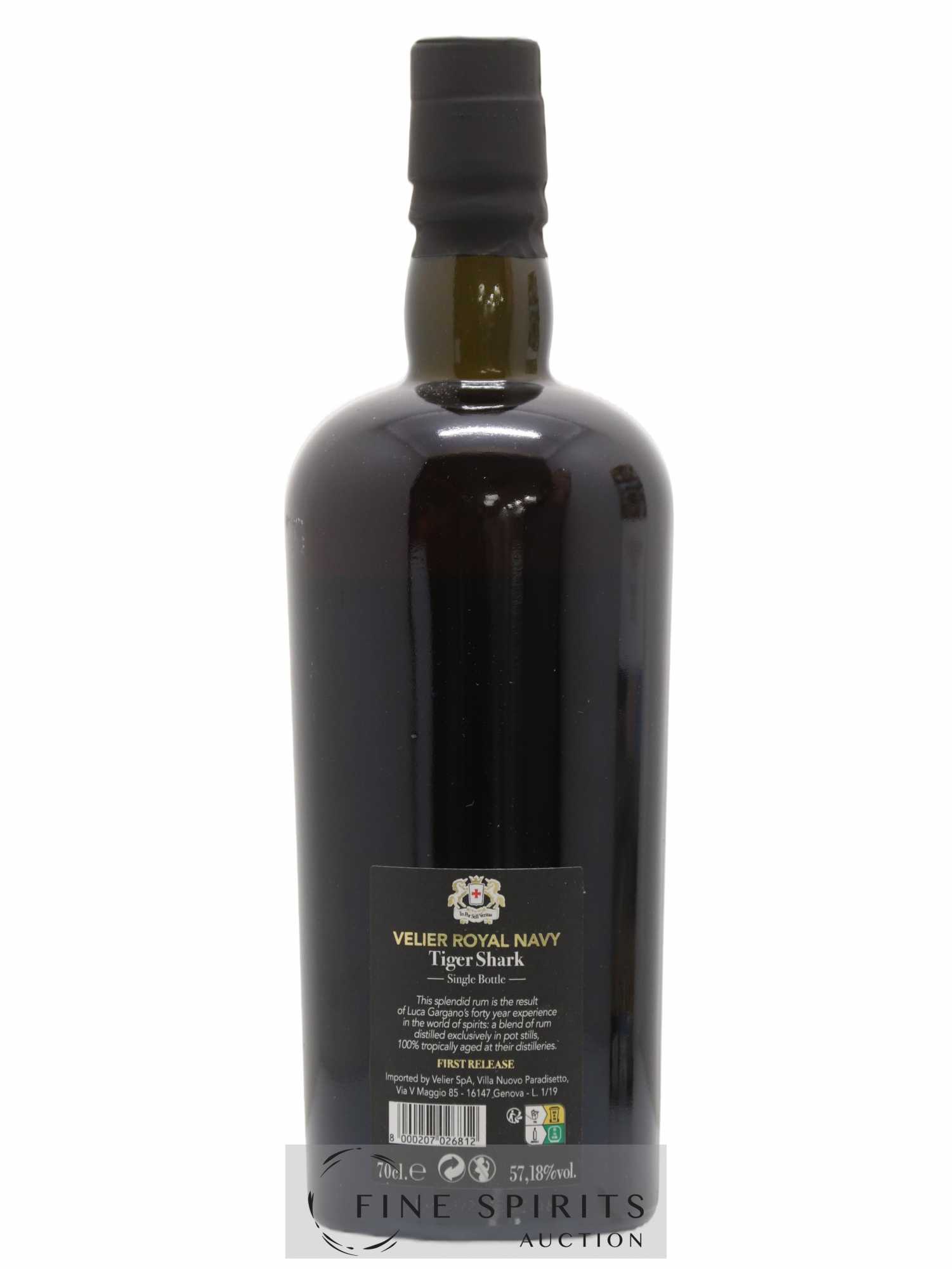 Velier Royal Navy Of. Tiger Shark - Single Bottle - First Release N°089 (sans prix de réserve) - Posten von 1 Flasche - 2