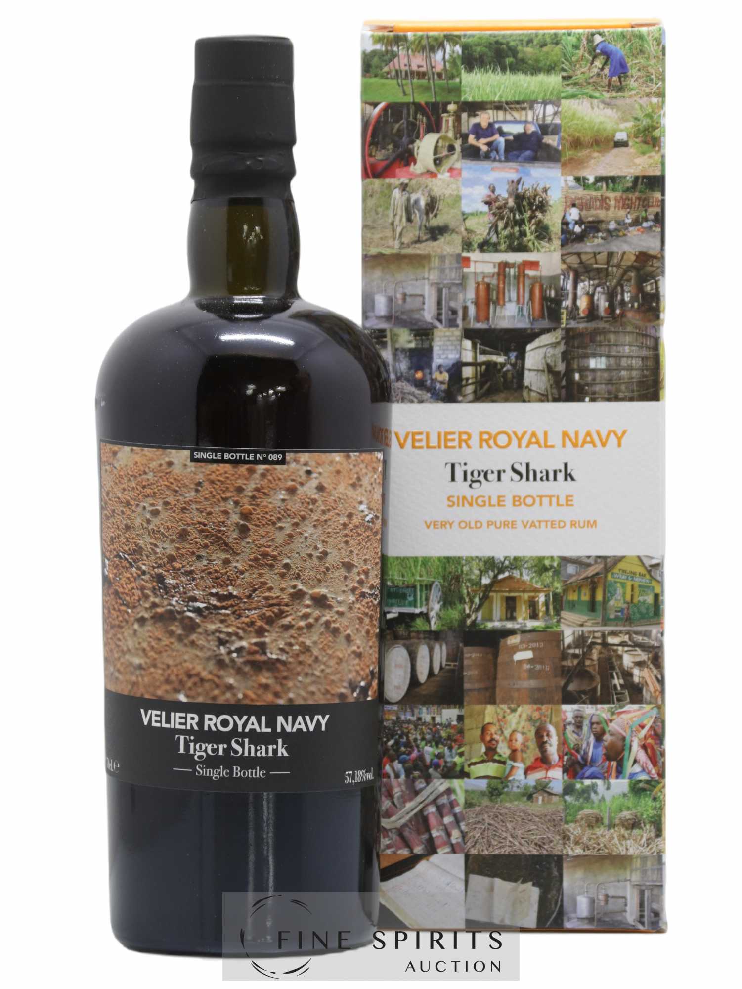 Velier Royal Navy Of. Tiger Shark - Single Bottle - First Release N°089 (sans prix de réserve) - Posten von 1 Flasche - 0