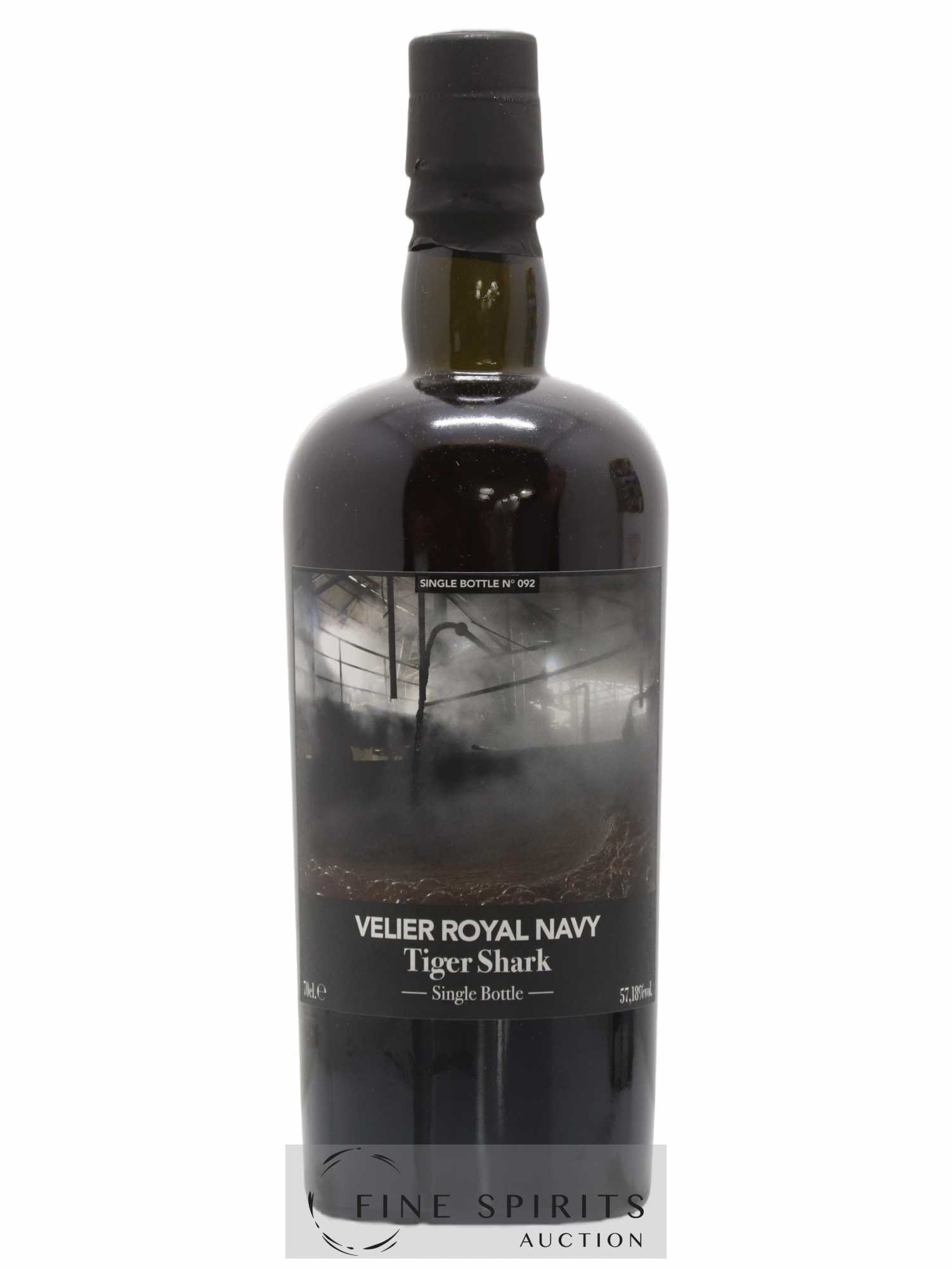 Velier Royal Navy Of. Tiger Shark - Single Bottle - First Release N°092 (sans prix de réserve) - Posten von 1 Flasche - 1