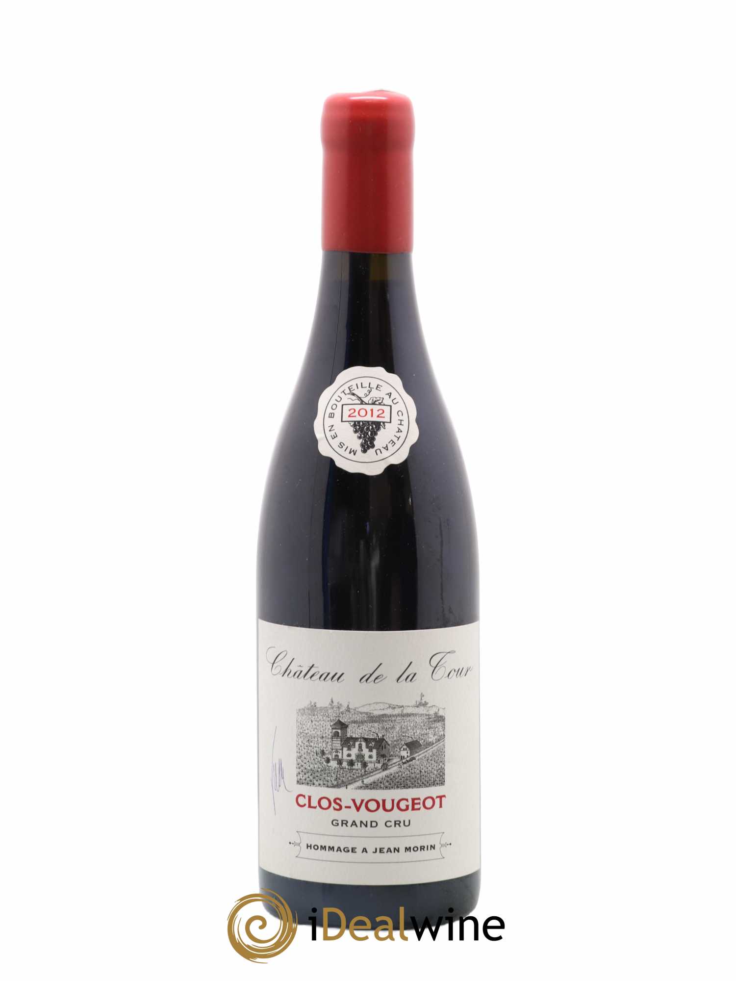 Clos de Vougeot Grand Cru Hommage à Jean Morin Château de La Tour 2012 - Lot de 1 bouteille - 0