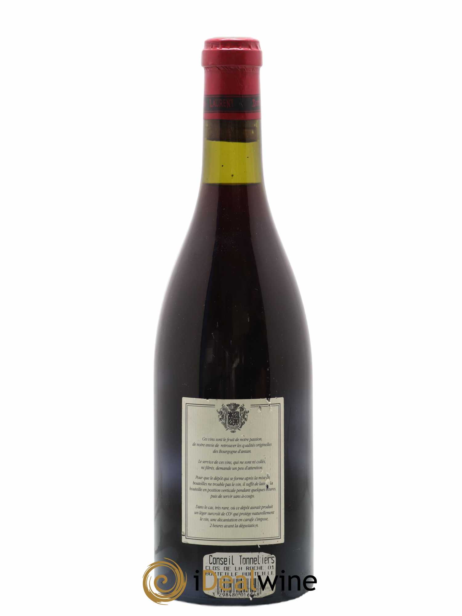 Clos de la Roche Grand Cru Cuvée Tradition Dominique Laurent 2001 - Lot of 1 bottle - 1