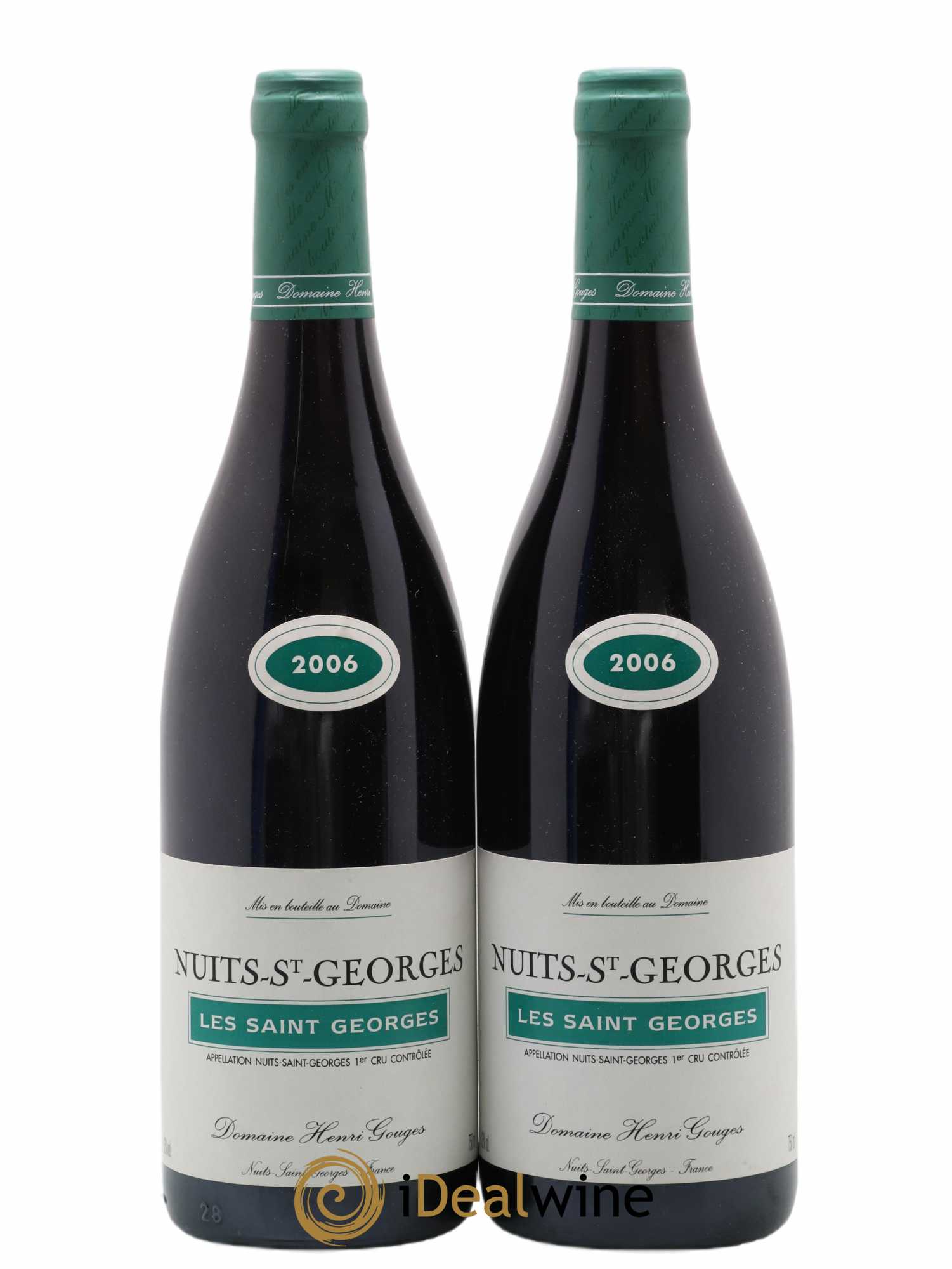Nuits-Saint-Georges 1er Cru Les Saints Georges Henri Gouges 2006 - Lot de 2 bouteilles - 0
