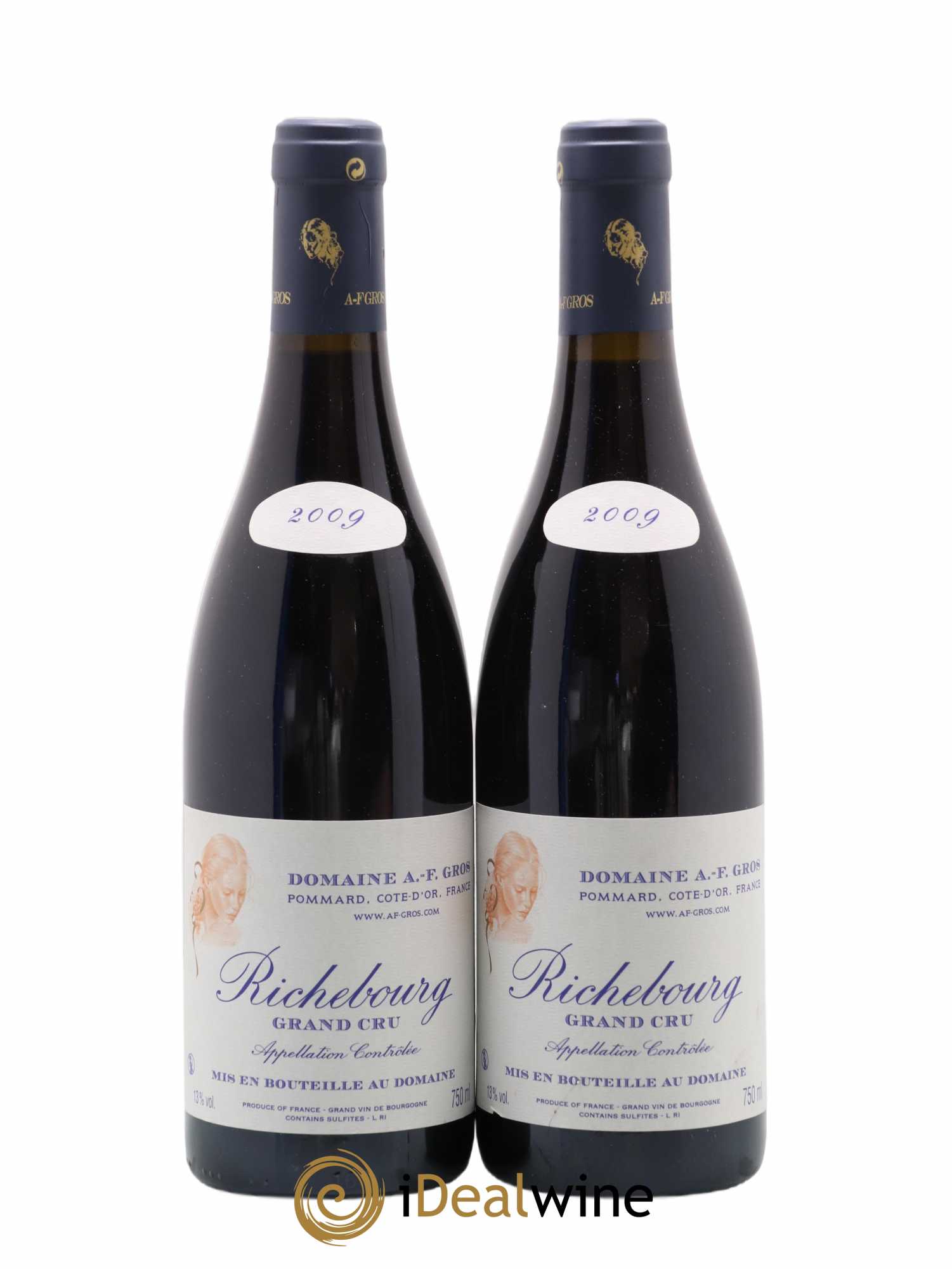 Richebourg Grand Cru A.-F. Gros 2009 - Lot de 2 bouteilles - 0