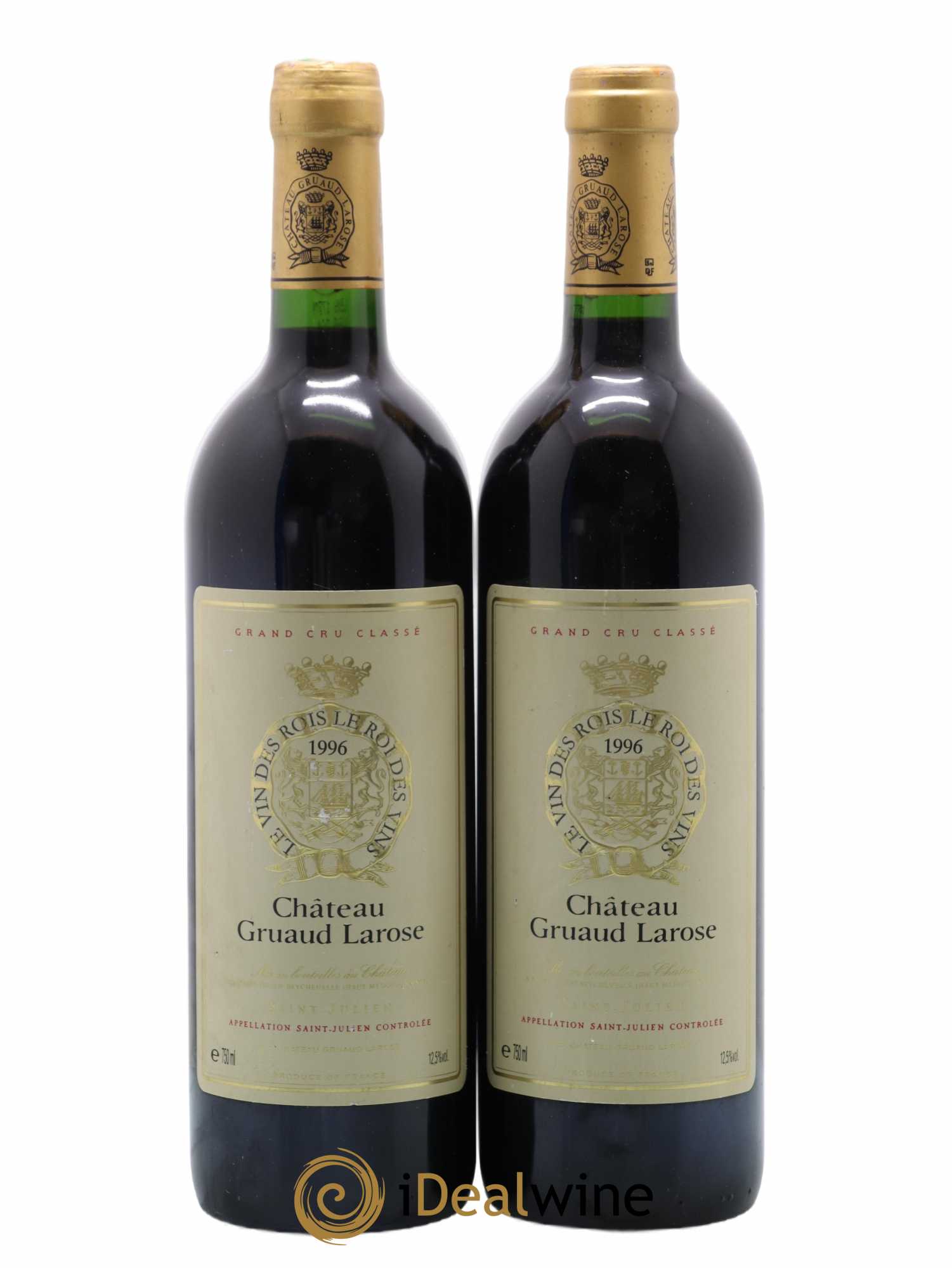 Château Gruaud Larose 2ème Grand Cru Classé 1996 - Lot de 2 bouteilles - 0