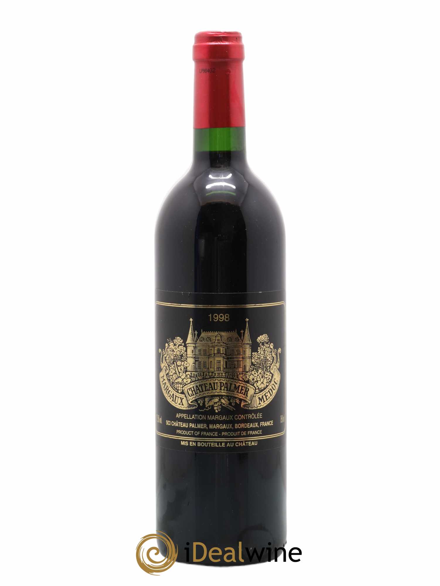 Château Palmer 3ème Grand Cru Classé 1998 - Lot de 1 bouteille - 0