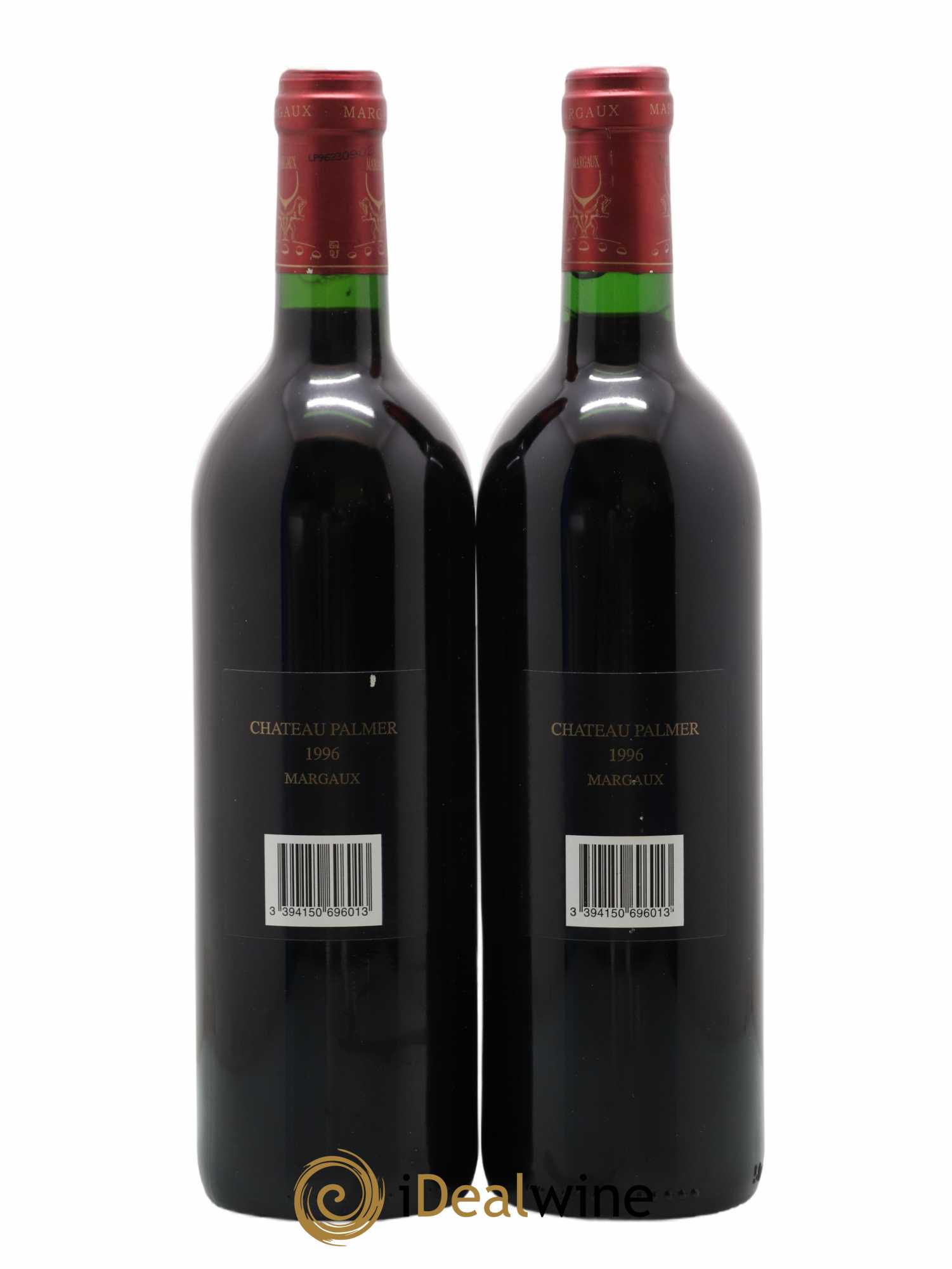 Château Palmer 3ème Grand Cru Classé 1996 - Posten von 2 Flaschen - 1