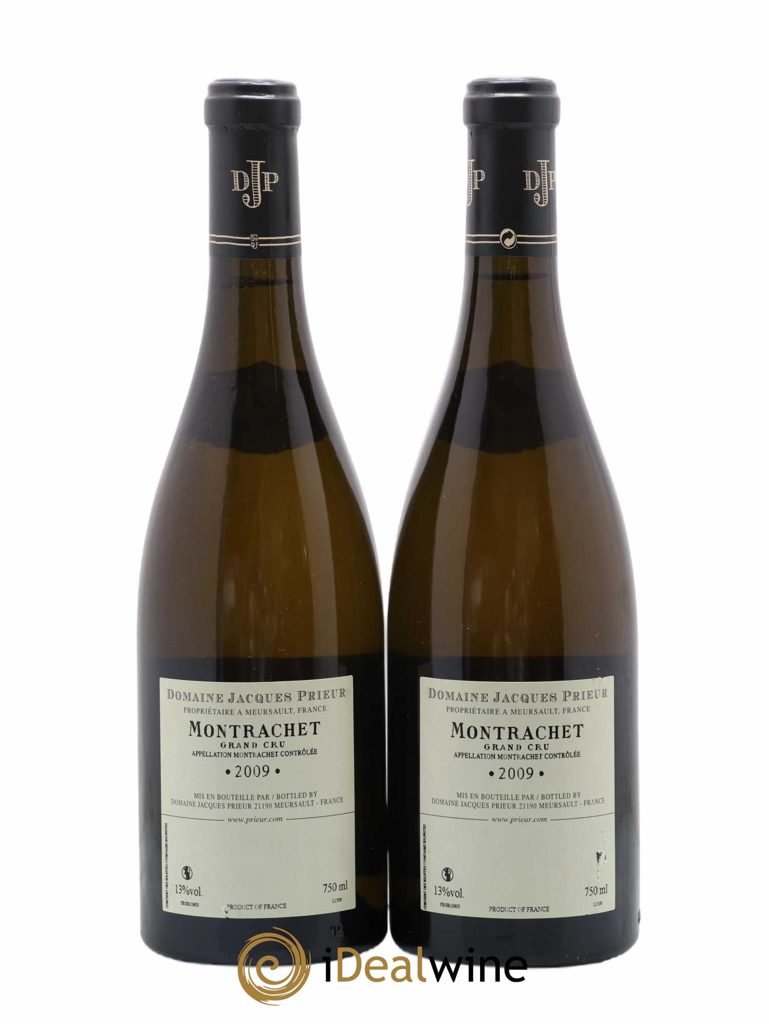 Montrachet Grand Cru Jacques Prieur (Domaine) 2009 - Lot de 2 bouteilles - 1