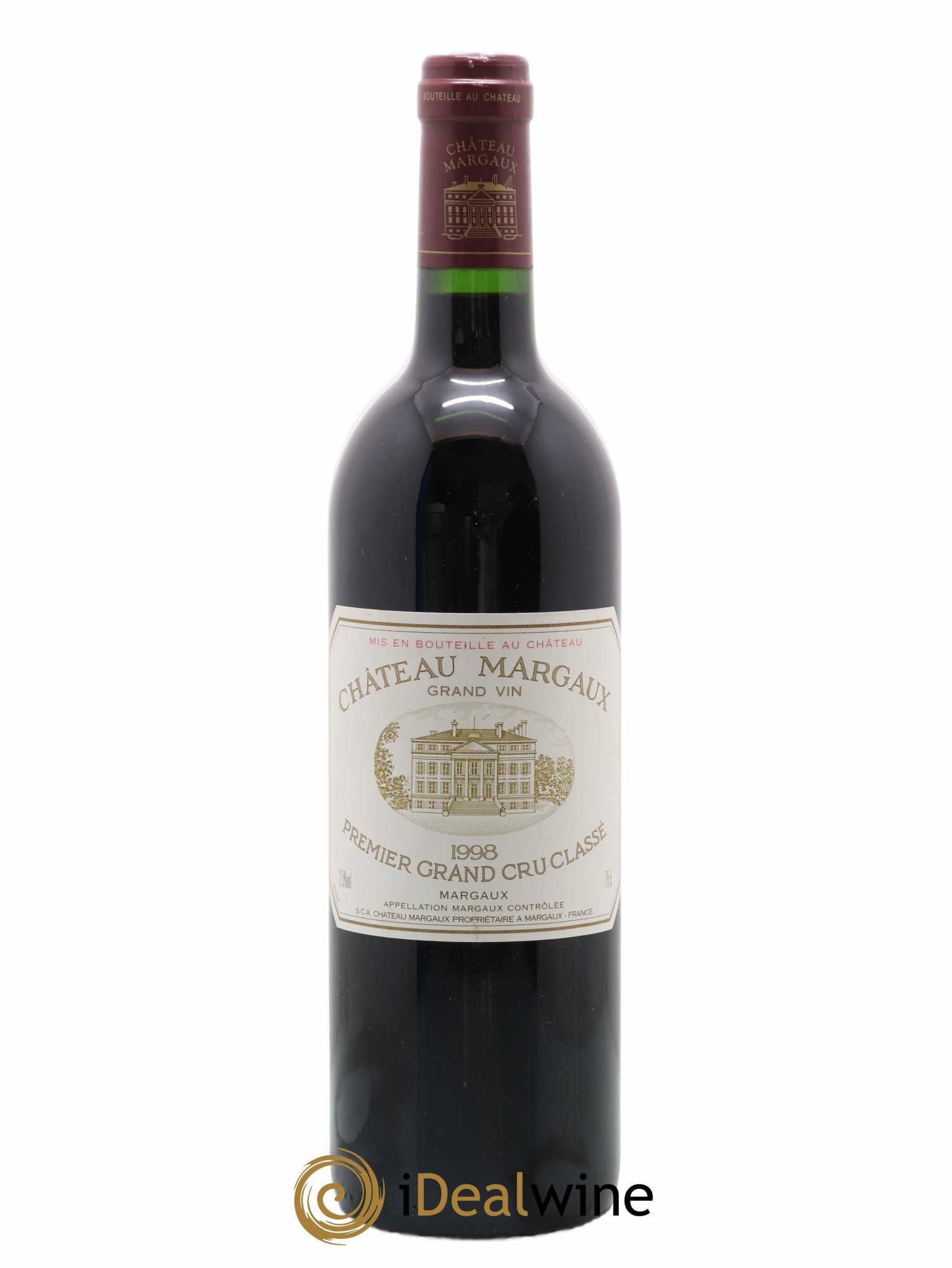 Château Margaux 1er Grand Cru Classé 1998 - Lot de 1 bouteille - 0