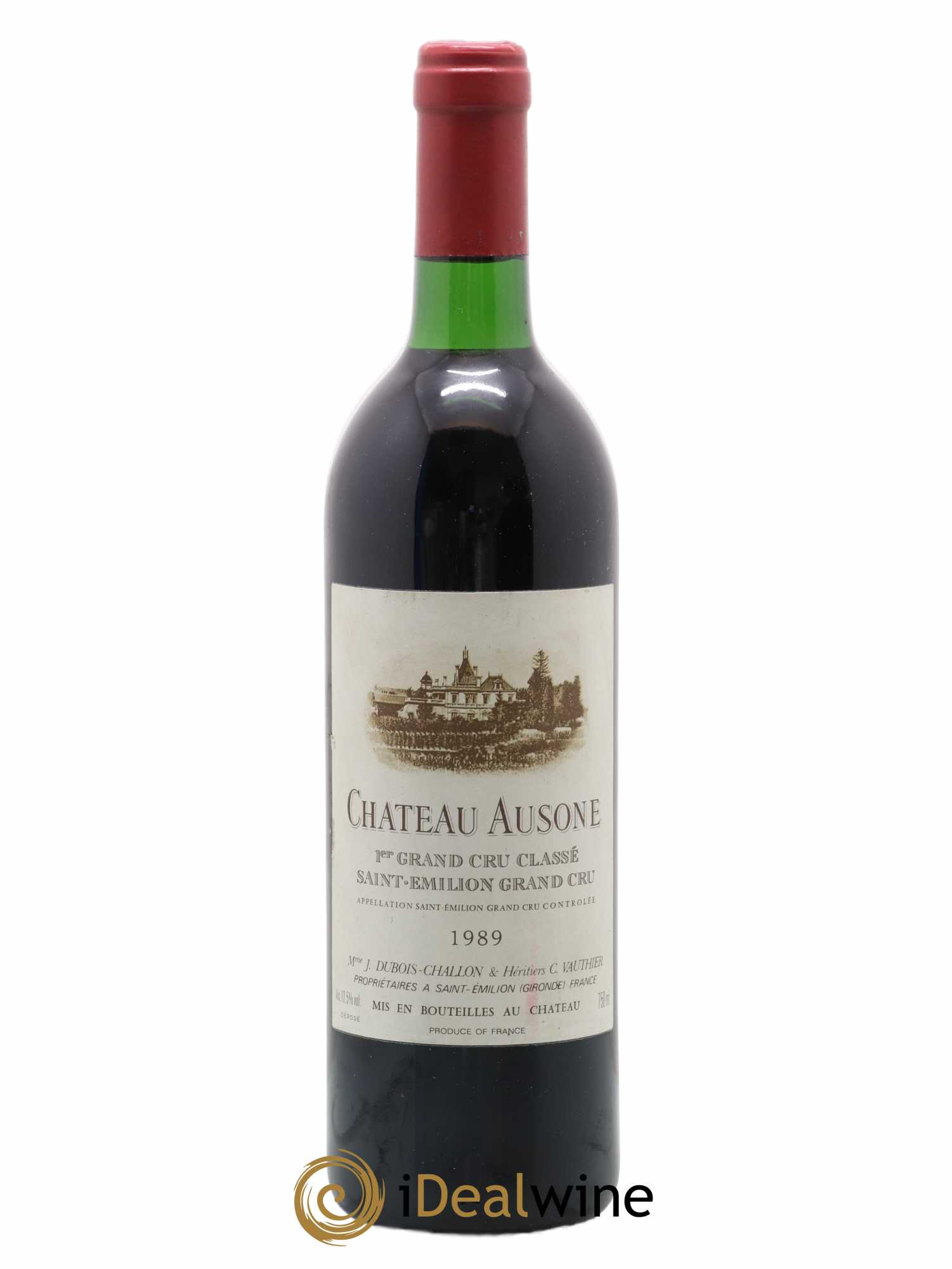 Château Ausone 1er Grand Cru Classé A 1989 - Lot de 1 bouteille - 0