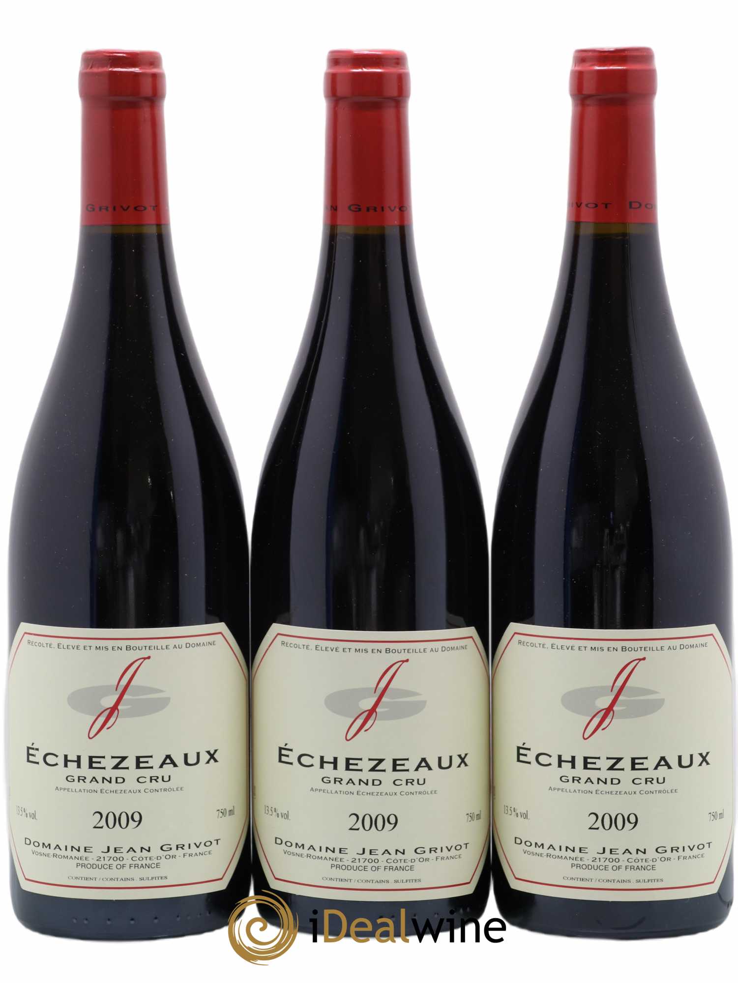 Echezeaux Grand Cru Jean Grivot 2009 - Lot de 3 bouteilles - 0
