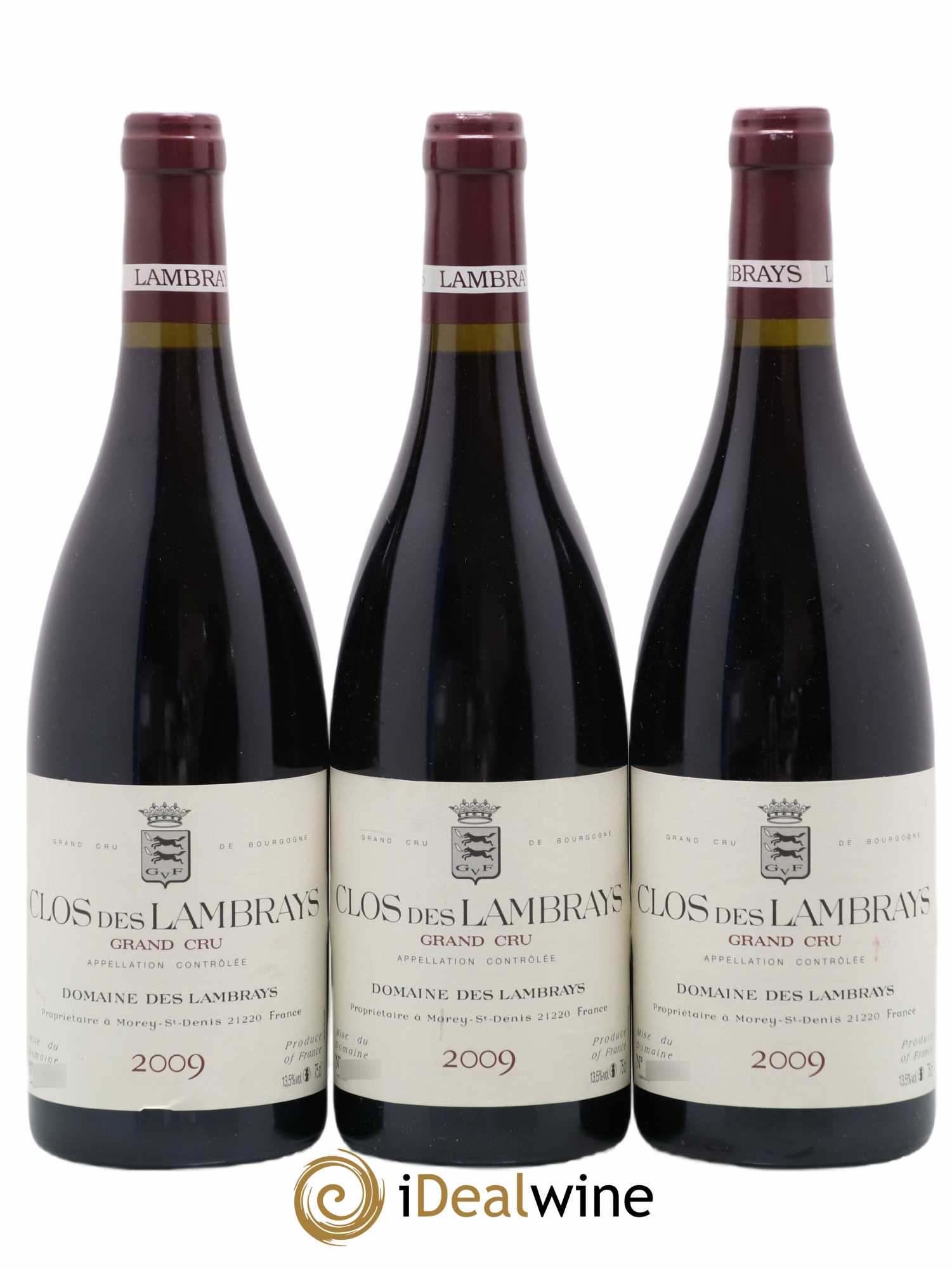 Clos des Lambrays Grand Cru Domaine des Lambrays 2009 - Lot de 3 bouteilles - 0