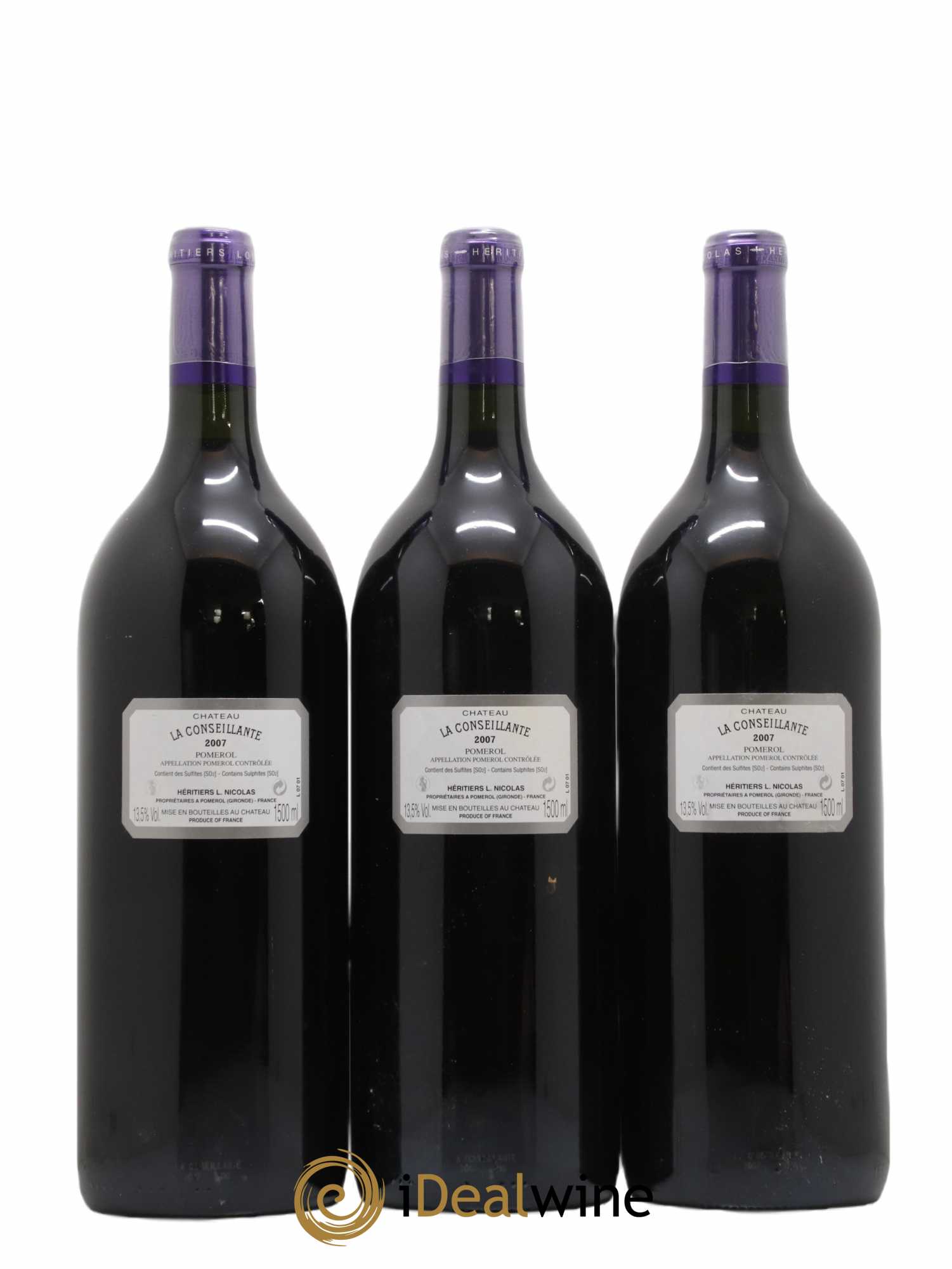 Château la Conseillante 2007 - Lot de 3 magnums - 1