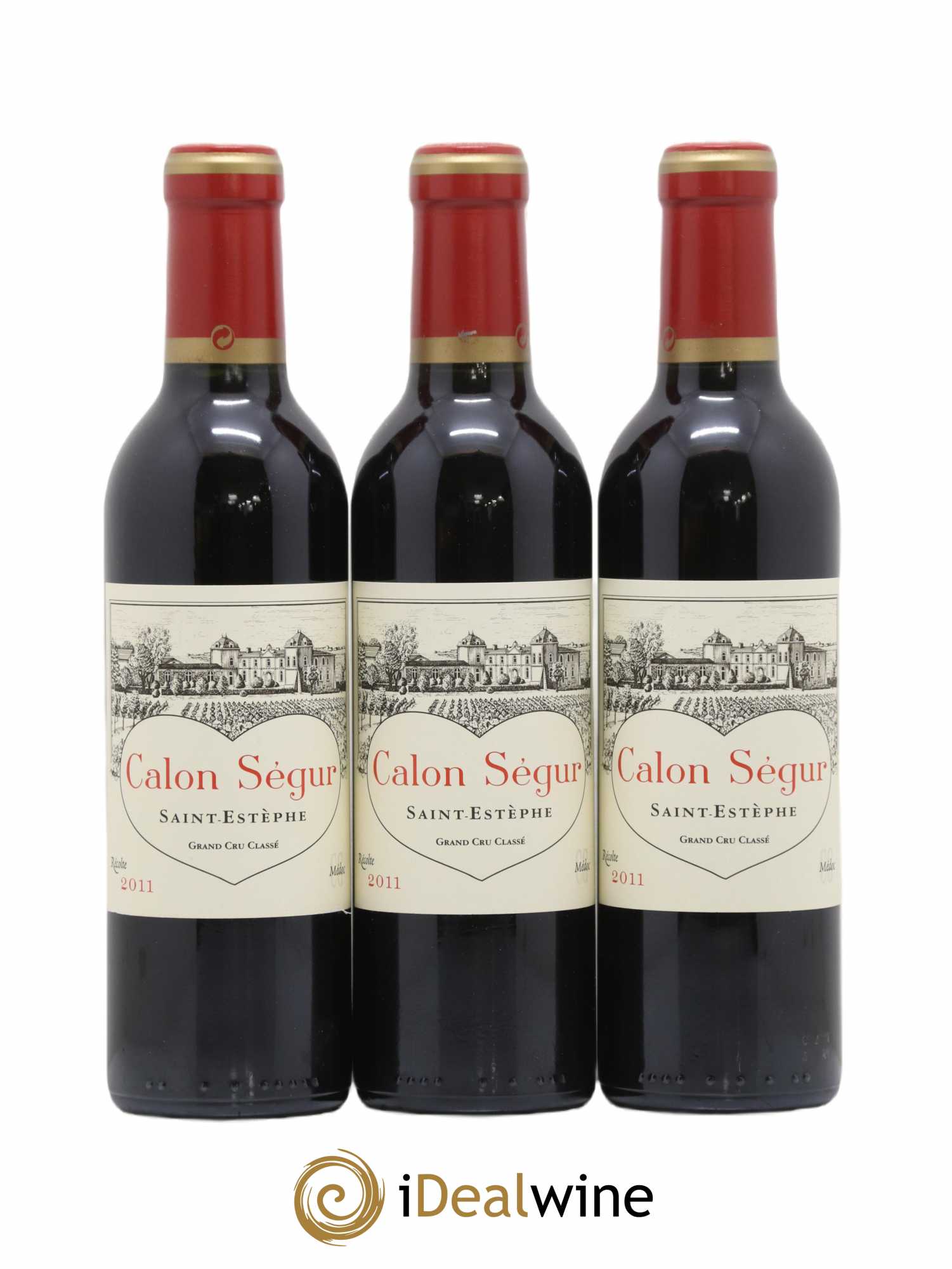 Château Calon Ségur 3ème Grand Cru Classé 2011 - Lot of 12 half-bottles - 2