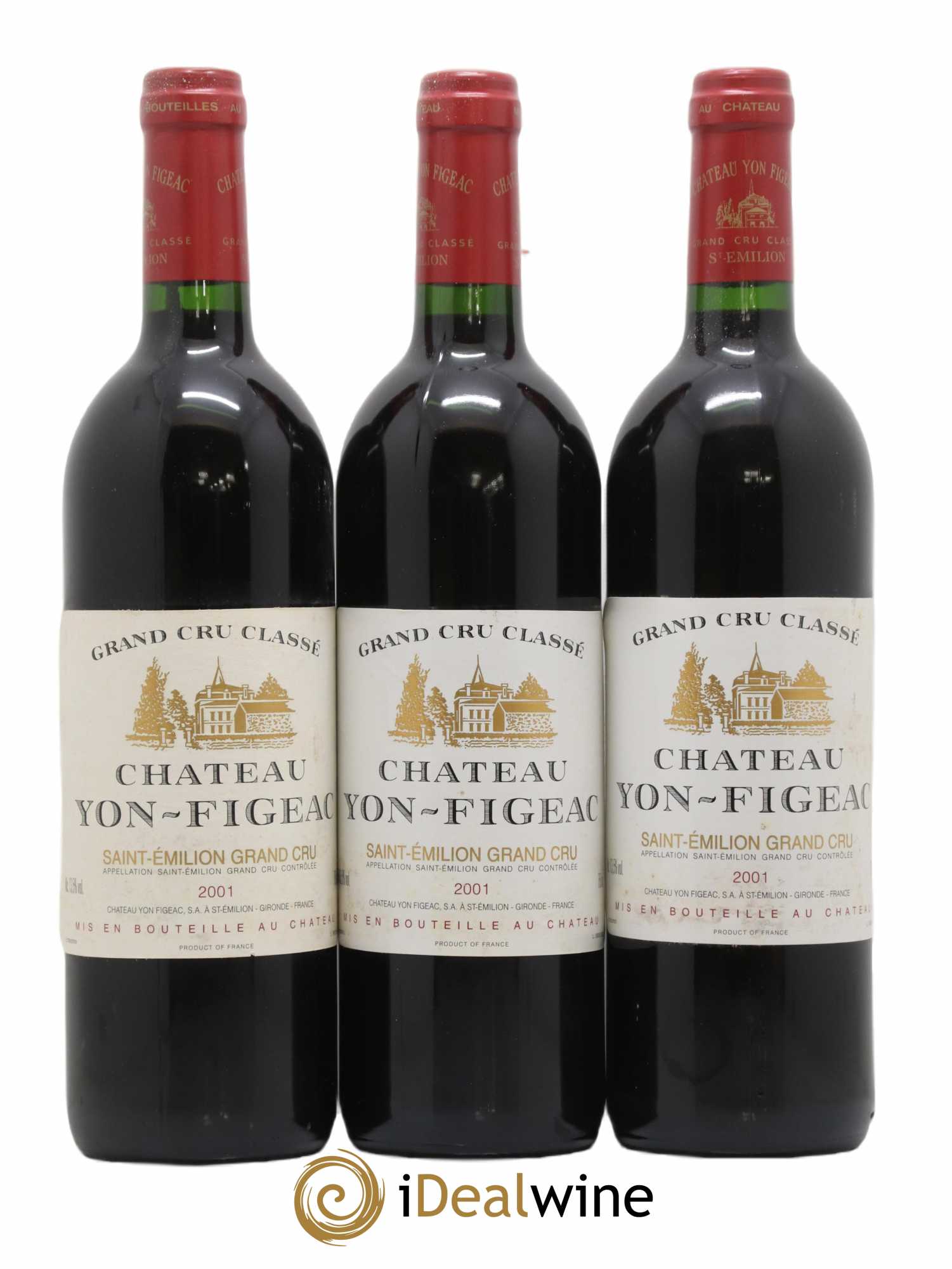 Château Yon Figeac Grand Cru Classé 2001 - Lot de 6 bouteilles - 2