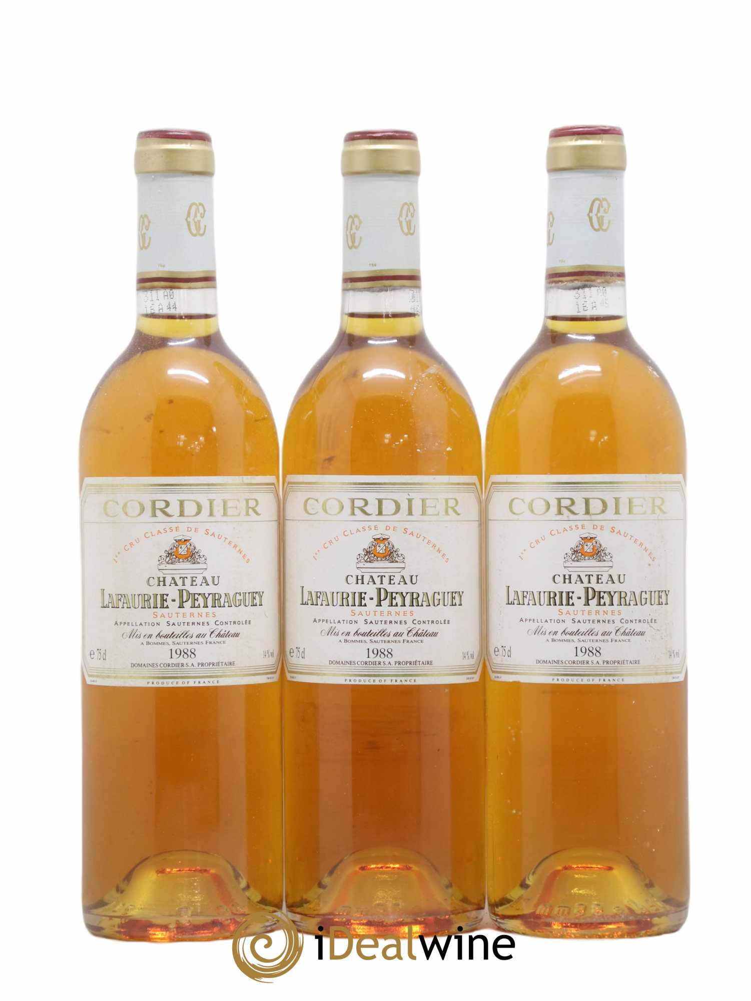 Château Lafaurie-Peyraguey 1er Grand Cru Classé 1988 - Lot of 6 bottles - 1