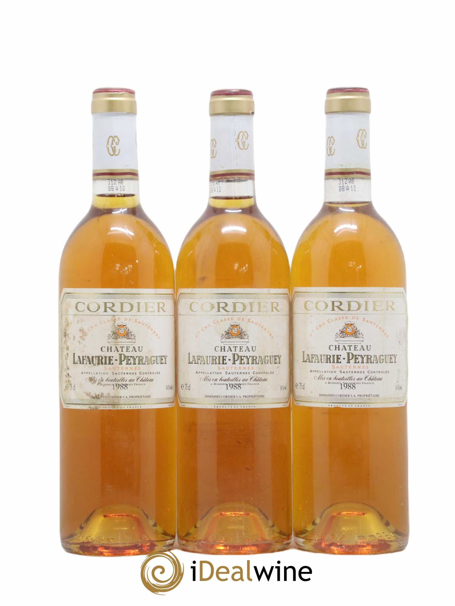 Château Lafaurie-Peyraguey 1er Grand Cru Classé 1988 - Lot of 6 bottles - 1