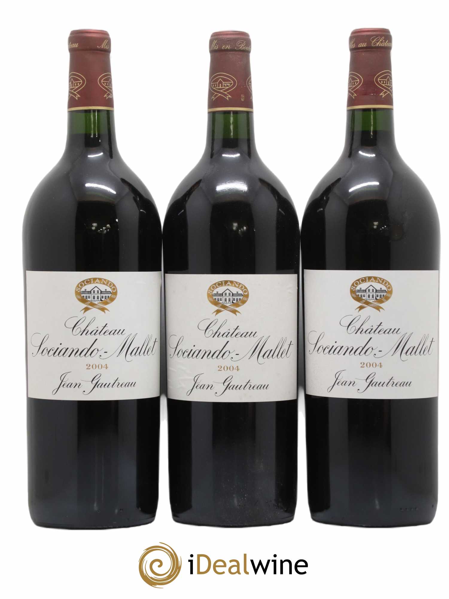 Château Sociando Mallet 2004 - Lot de 6 magnums - 1