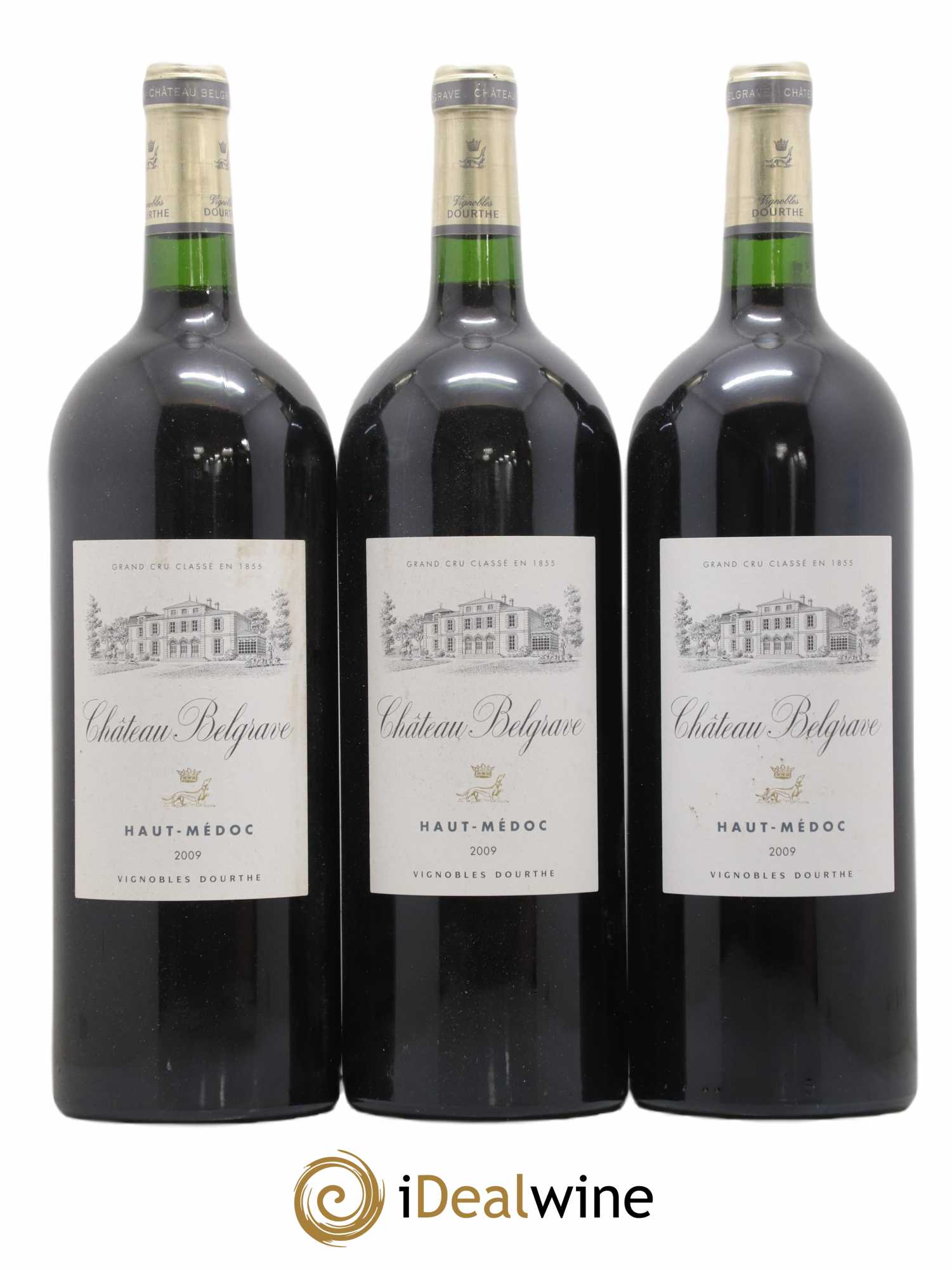 Château Belgrave 5ème Grand Cru Classé 2009 - Lot de 3 magnums - 0