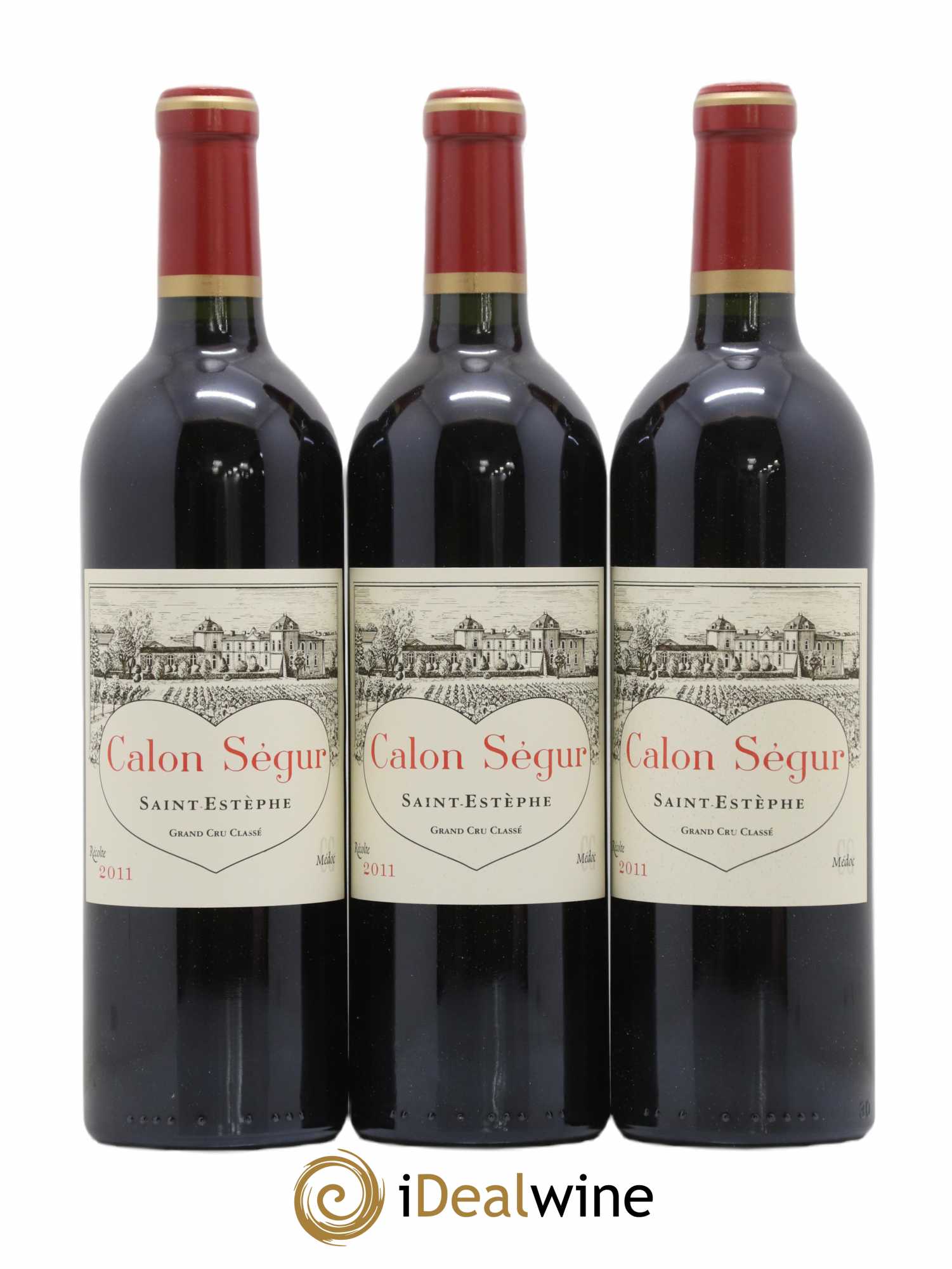 Château Calon Ségur 3ème Grand Cru Classé 2011 - Lot de 6 bouteilles - 1