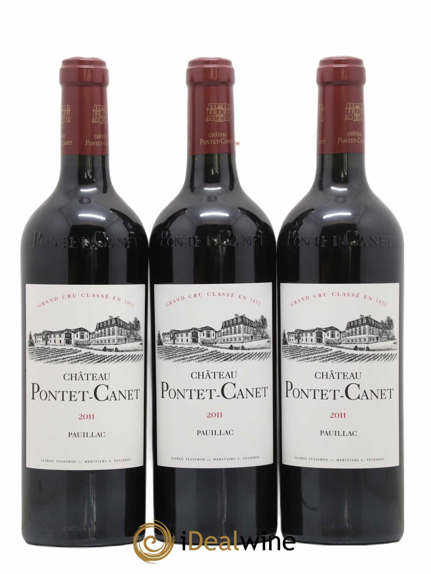 Château Pontet Canet 5ème Grand Cru Classé 2011 - Lot de 6 bouteilles - 2