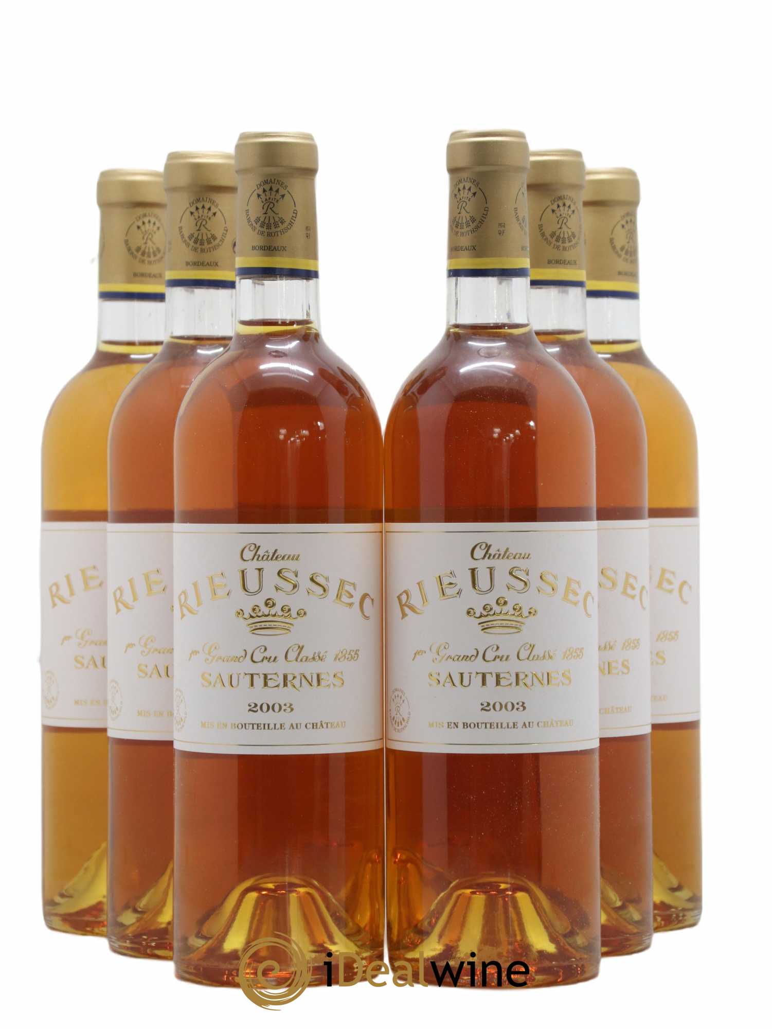 Château Rieussec 1er Grand Cru Classé 2003 - Lotto di 6 bottiglie - 0