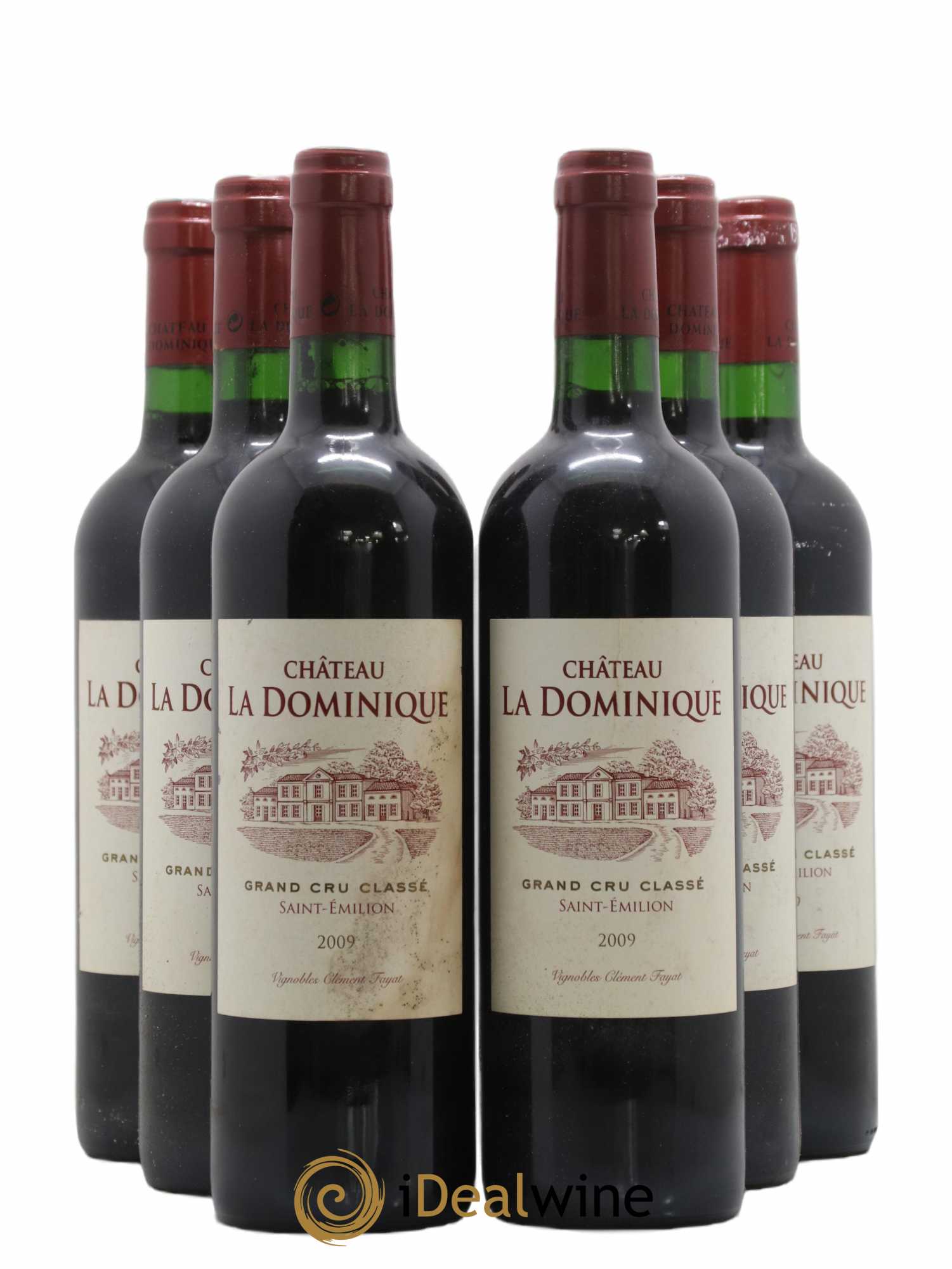 Château la Dominique Grand Cru Classé 2009 - Lot de 6 bouteilles - 0