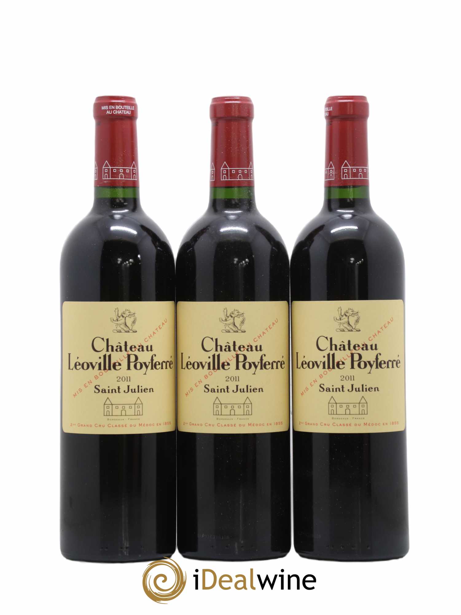 Château Léoville Poyferré 2ème Grand Cru Classé 2011 - Lot de 6 bouteilles - 1