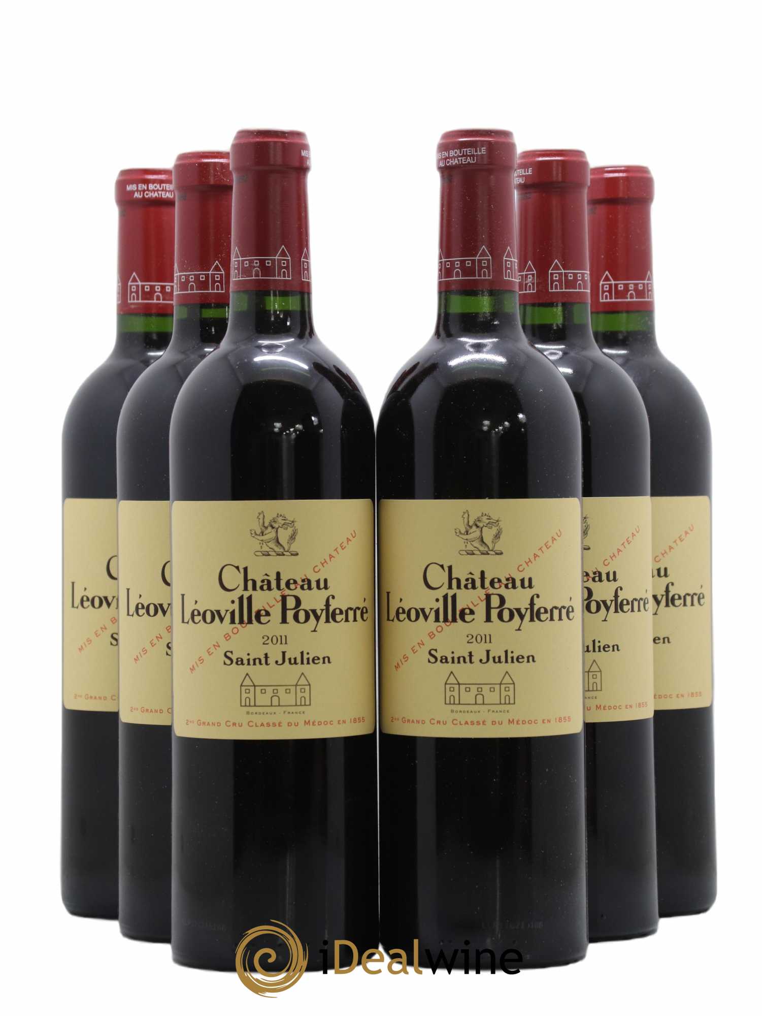 Château Léoville Poyferré 2ème Grand Cru Classé 2011 - Lot de 6 bouteilles - 0