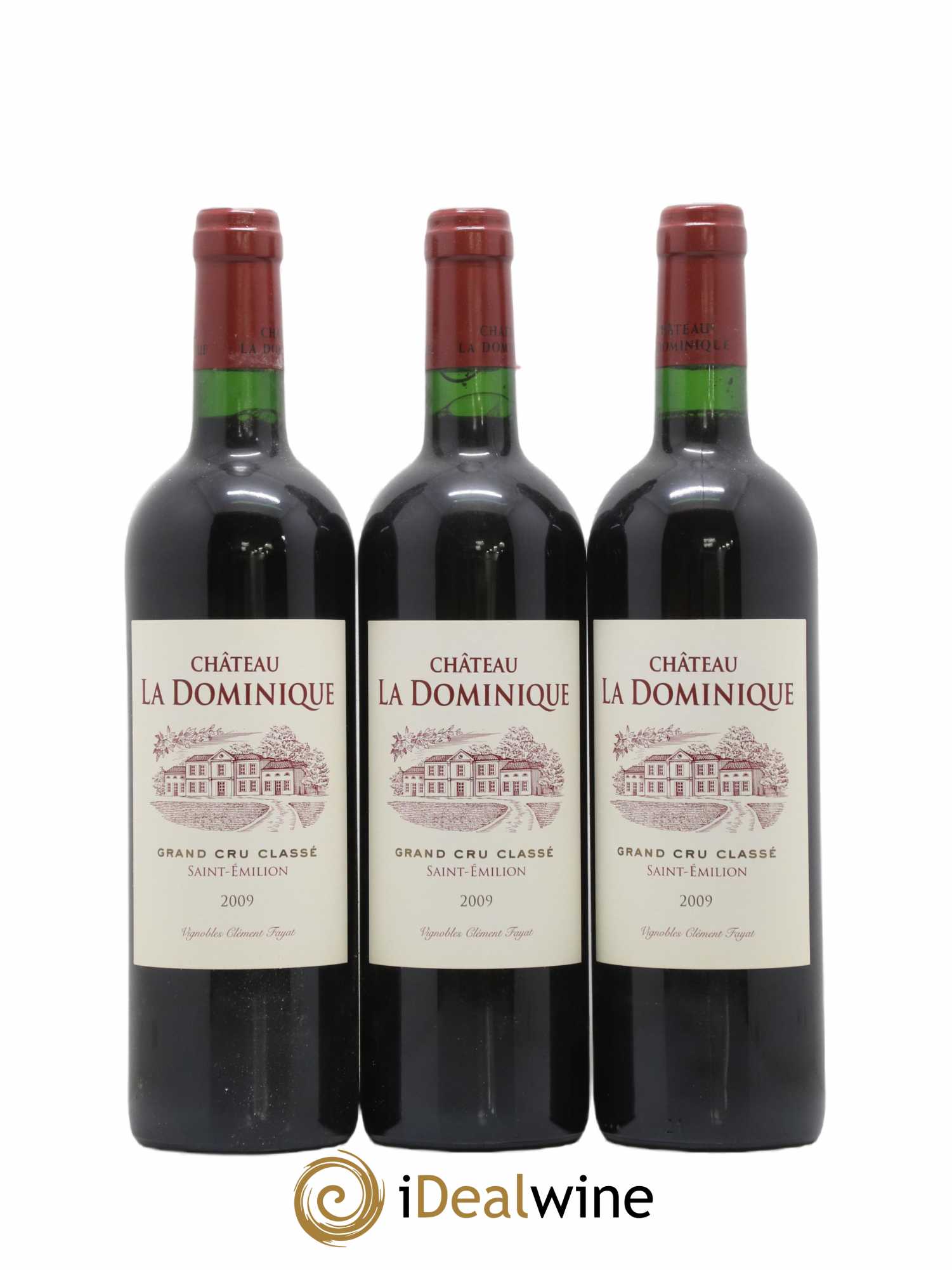 Château la Dominique Grand Cru Classé 2009 - Lot de 6 bouteilles - 1